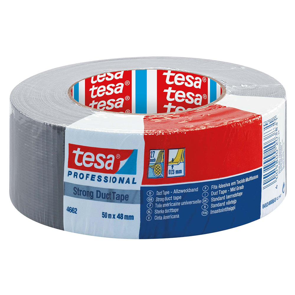 Byggetape Tesa Sølv 4662