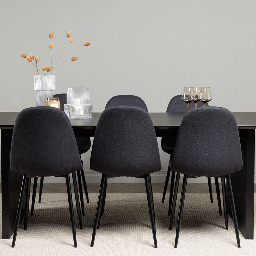 Spisegruppe Venture Home Vail med 6 Polar Stoler