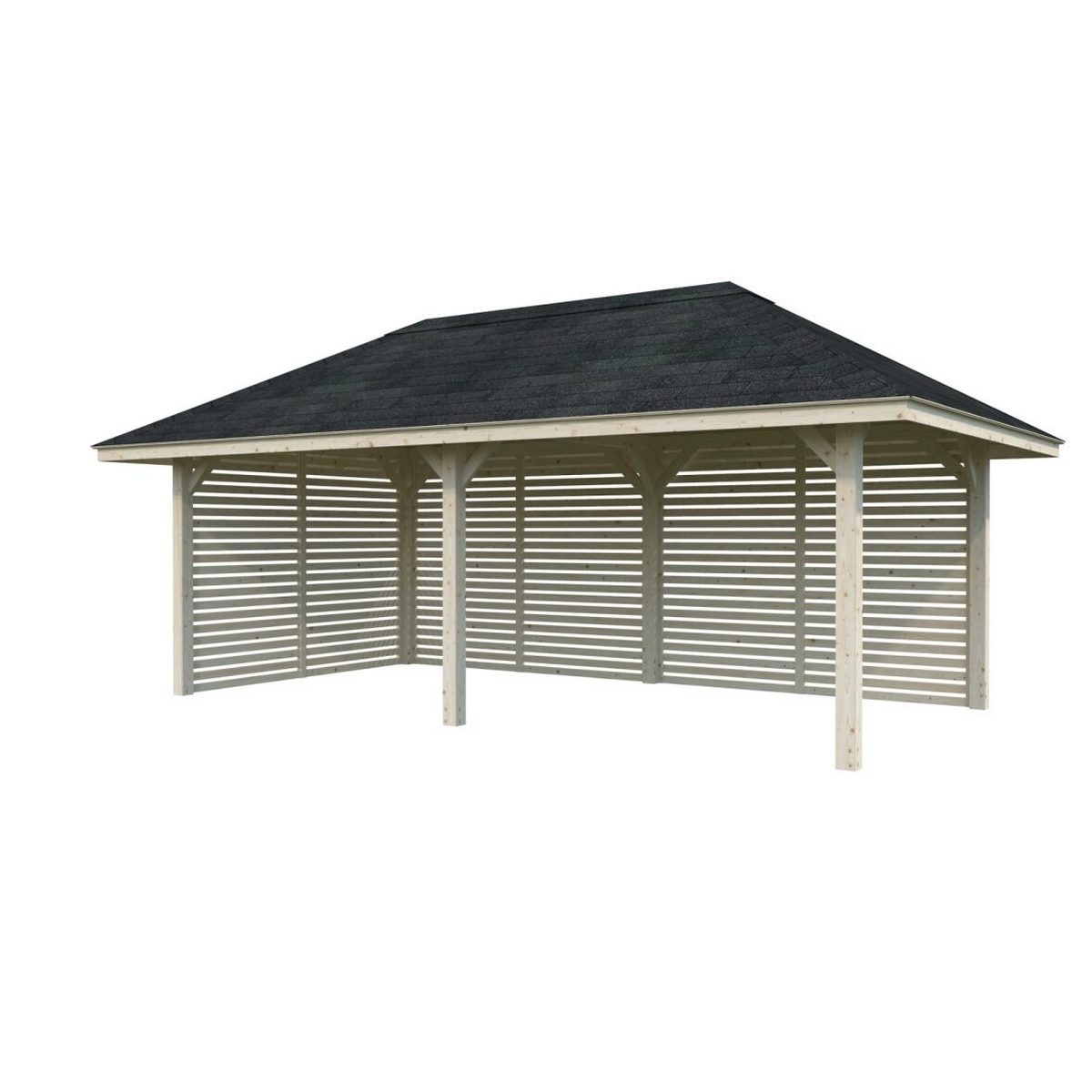 Paviljong Palmako Bianca 16,6 m2 Sett 109