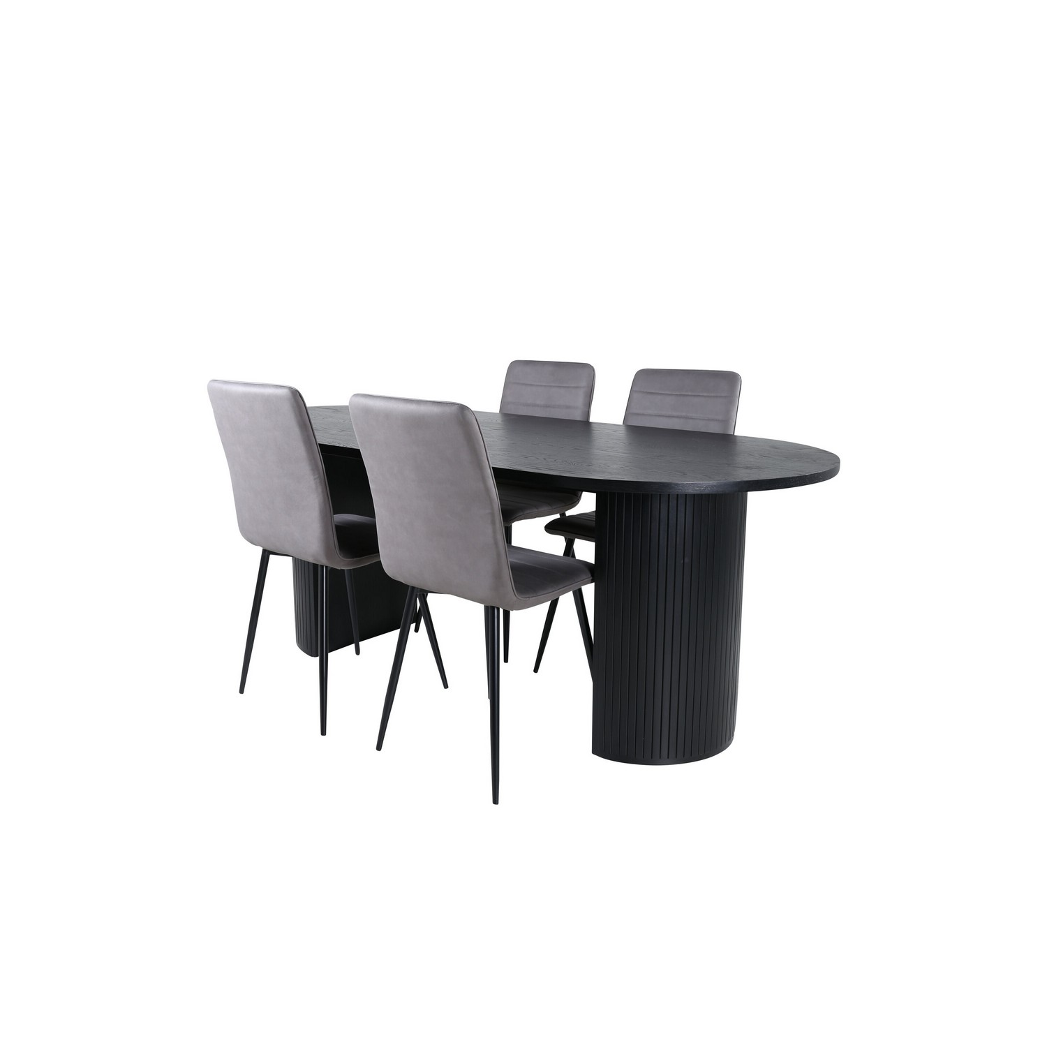 Spisegruppe Venture Home Bianca med 4 Walerina Stoler