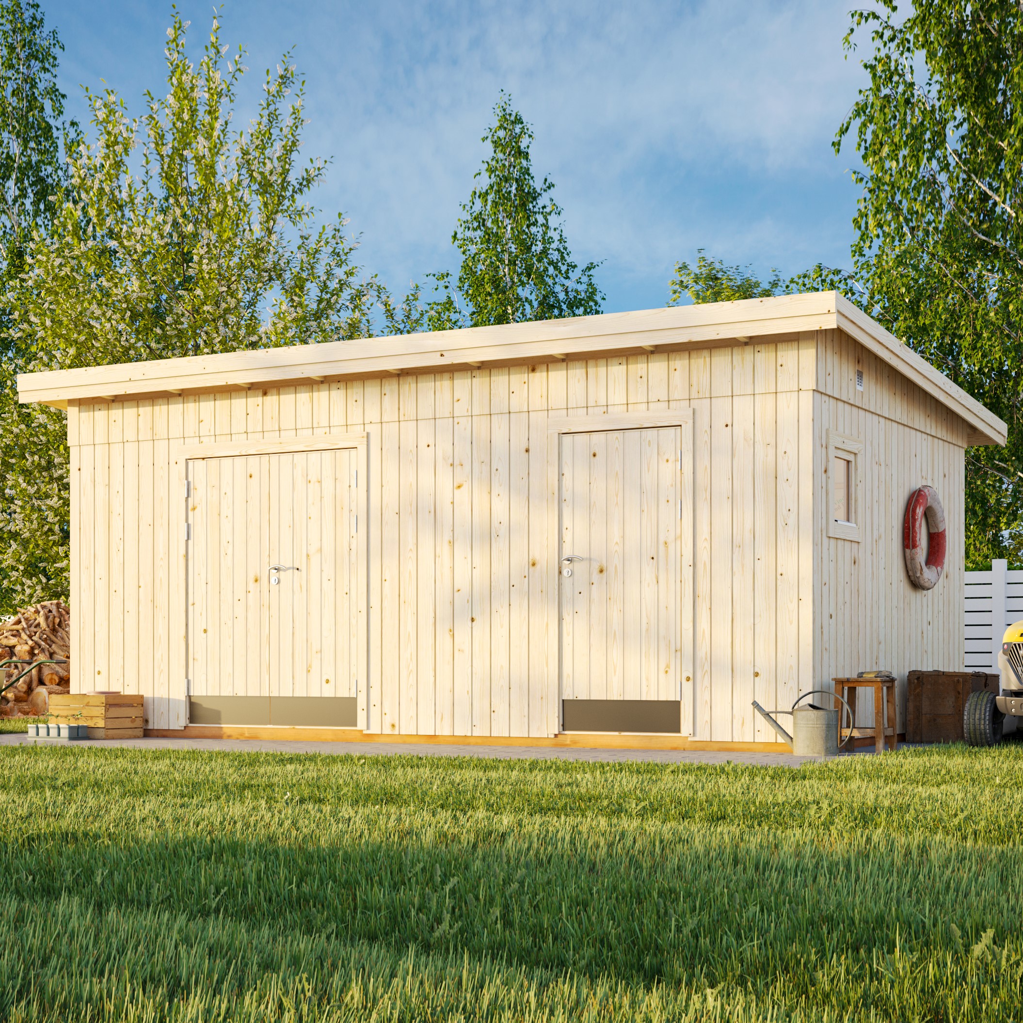 Redskapsbod Palmako Kalle 16,9 m2