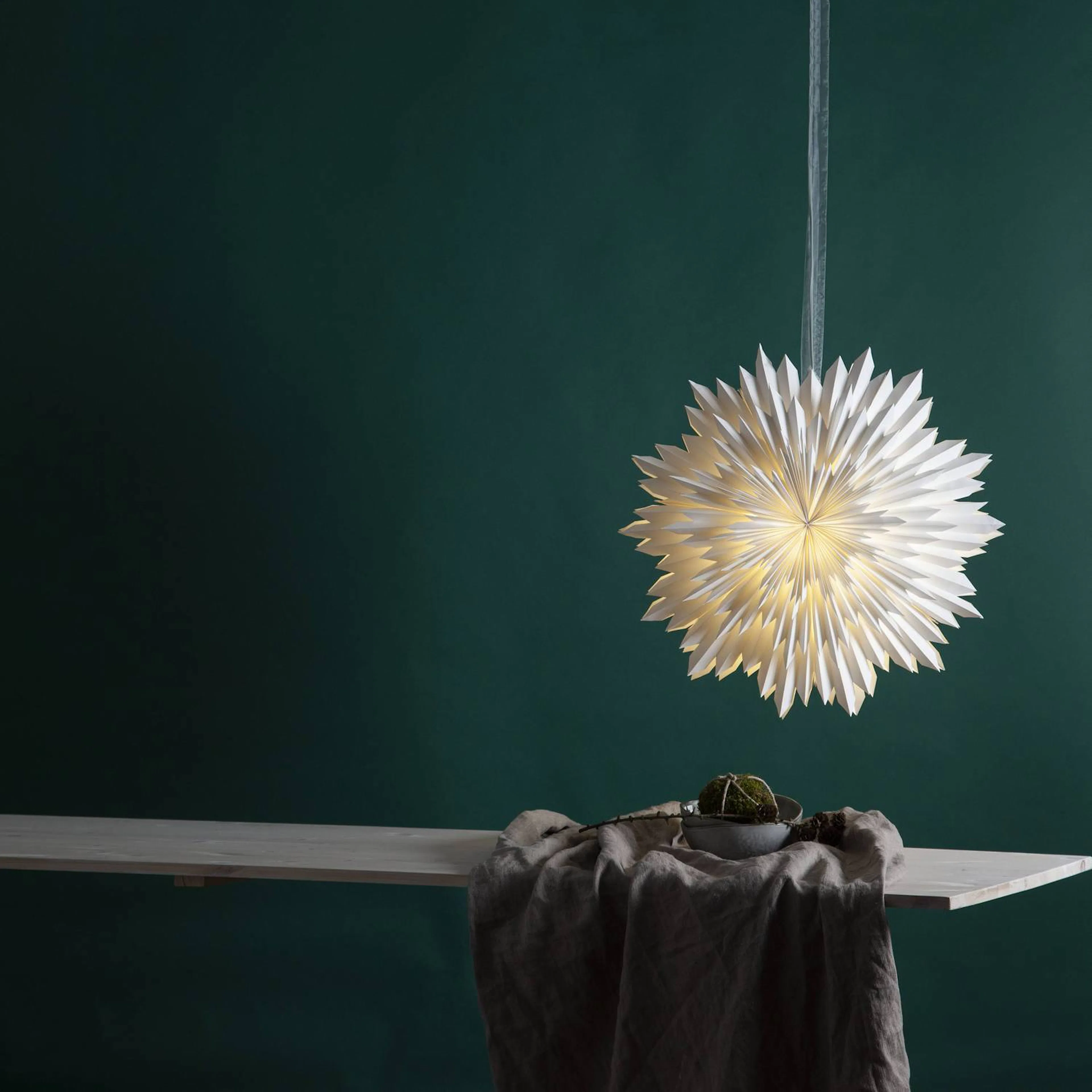 Adventstjerne Star Trading Ice Papirstjerne 50 cm