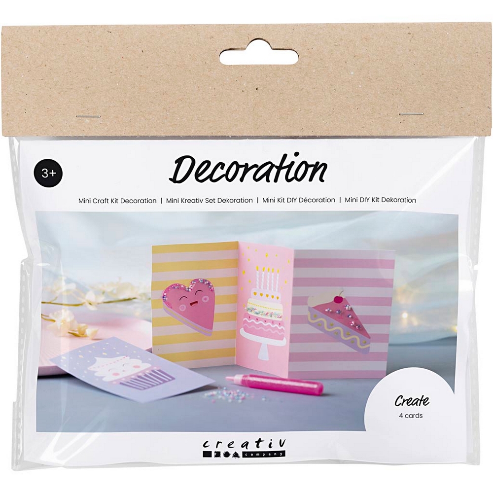 Hobbyset Creativ Company Mini DIY Kit Dekorasjon Kaker