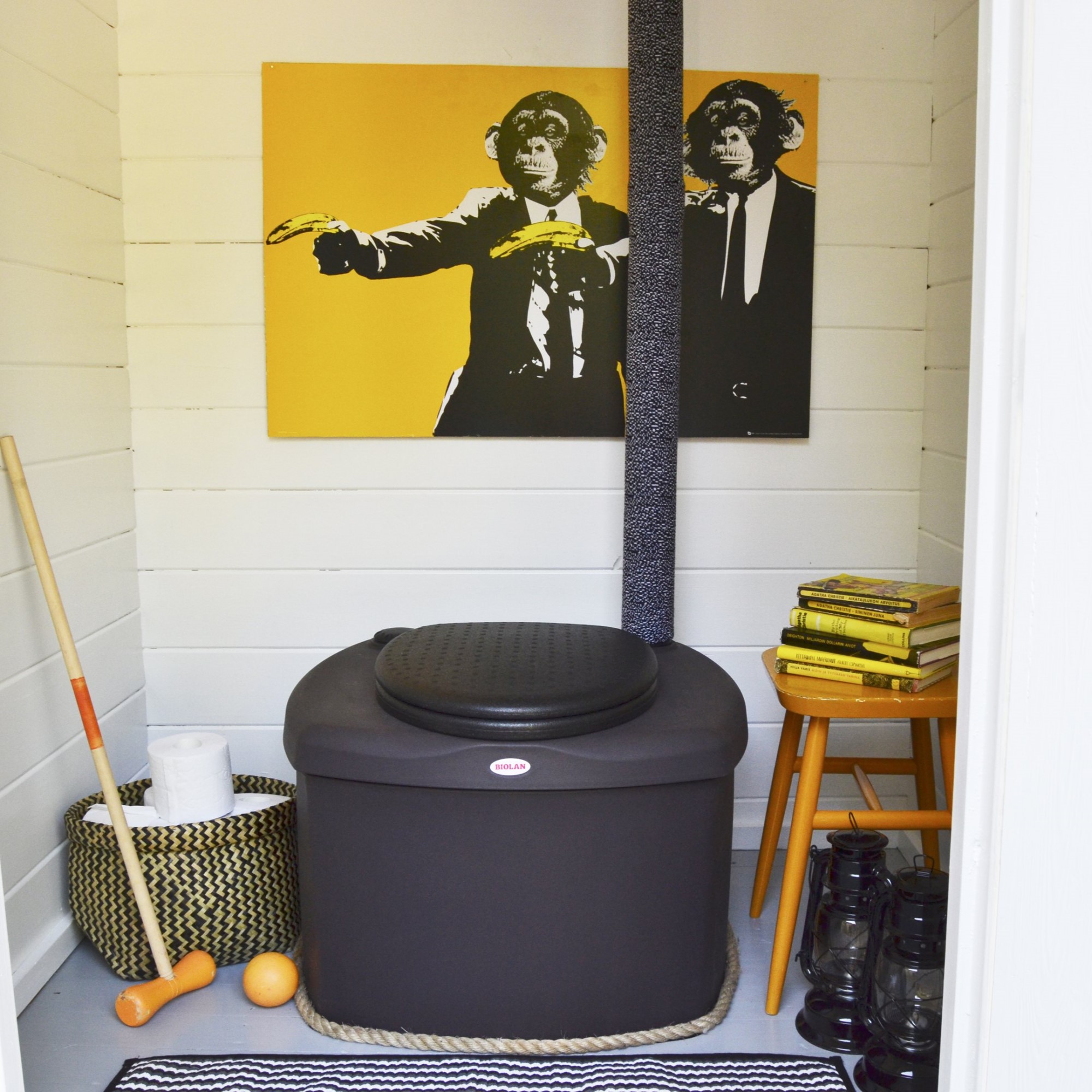 Biolan Composting Toileteco dark grey Mørkegrå