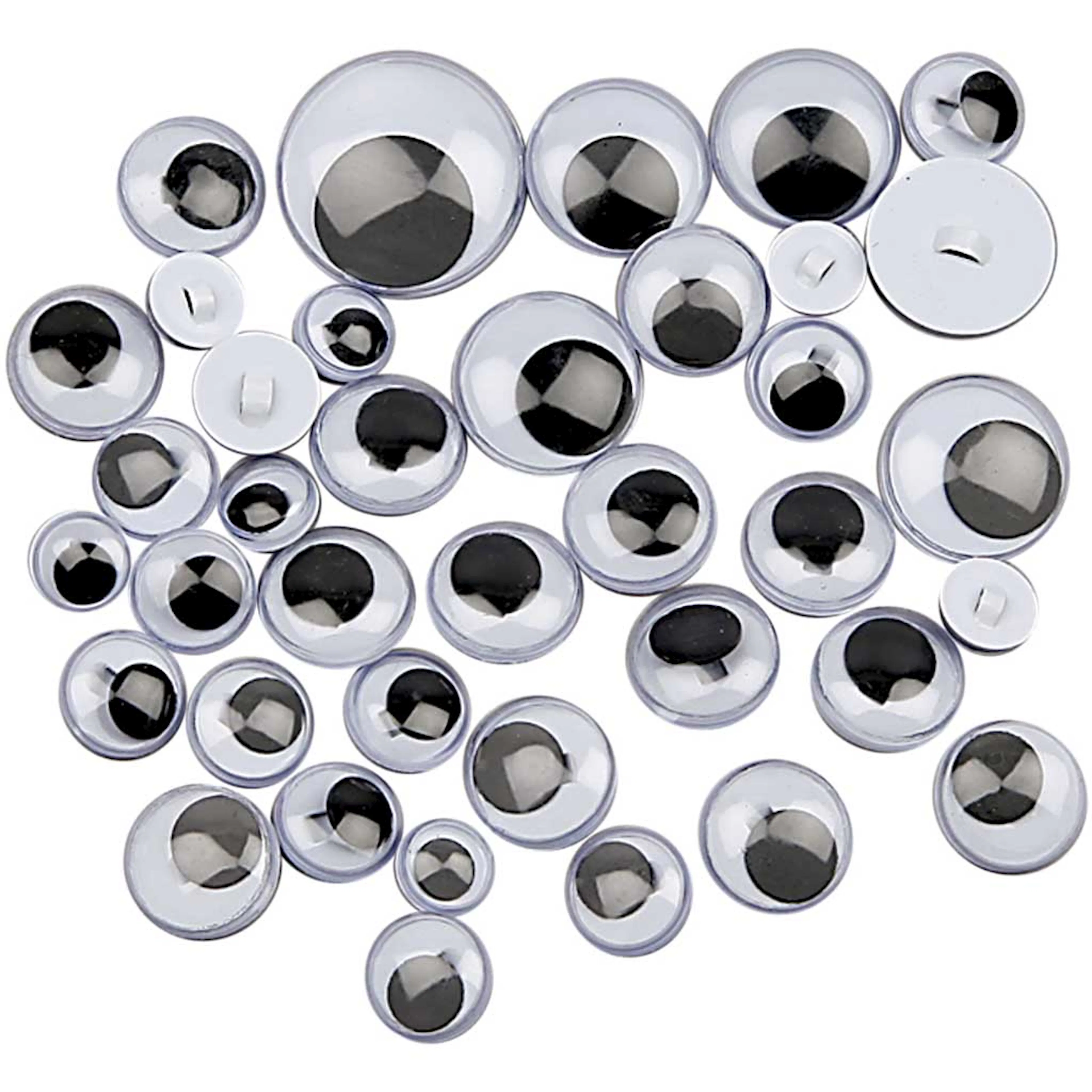 Rulleøyne Creativ Company Syes På 8-20 mm 1 Pk