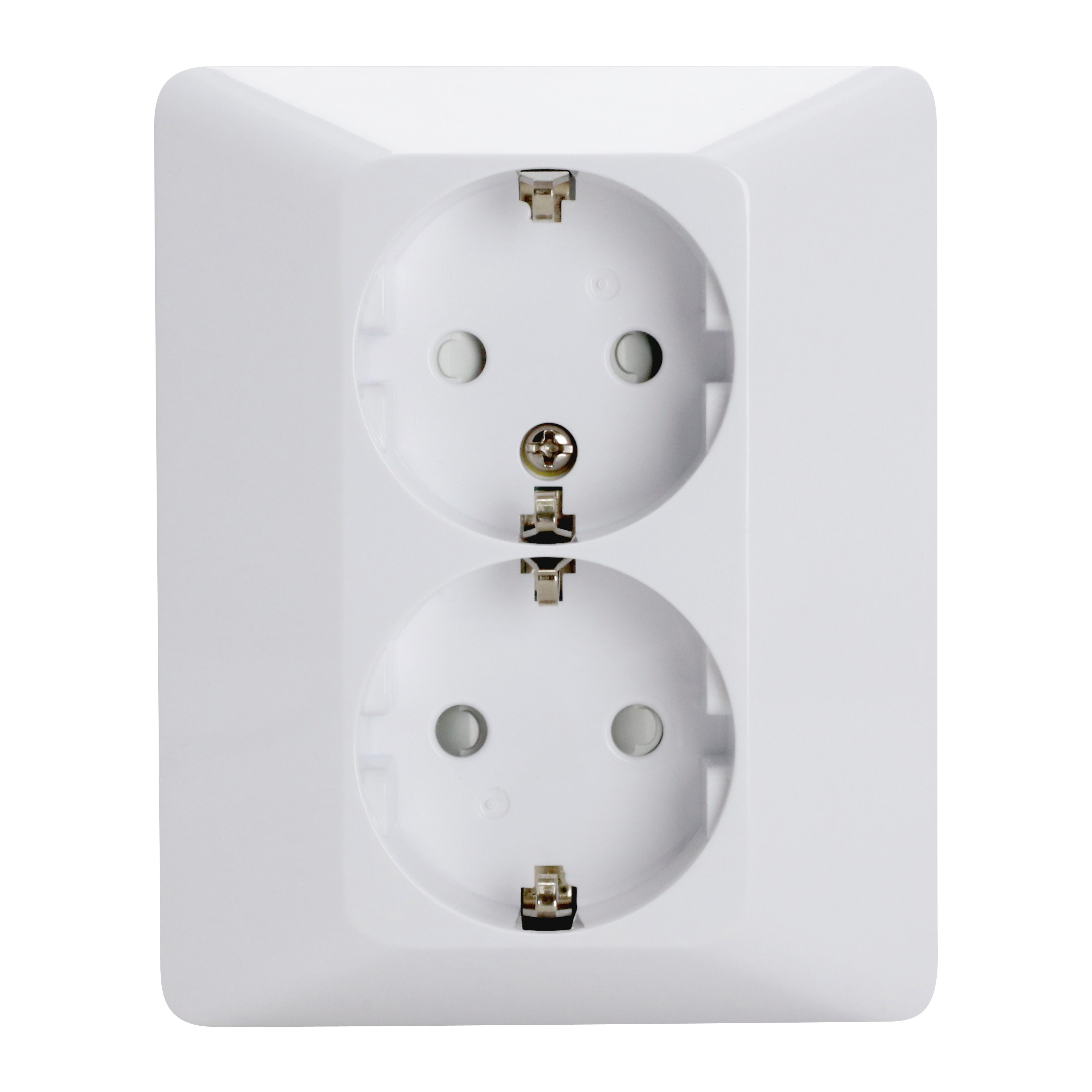 Stikkontakt Malmbergs Delta 2-Veis m/Jord