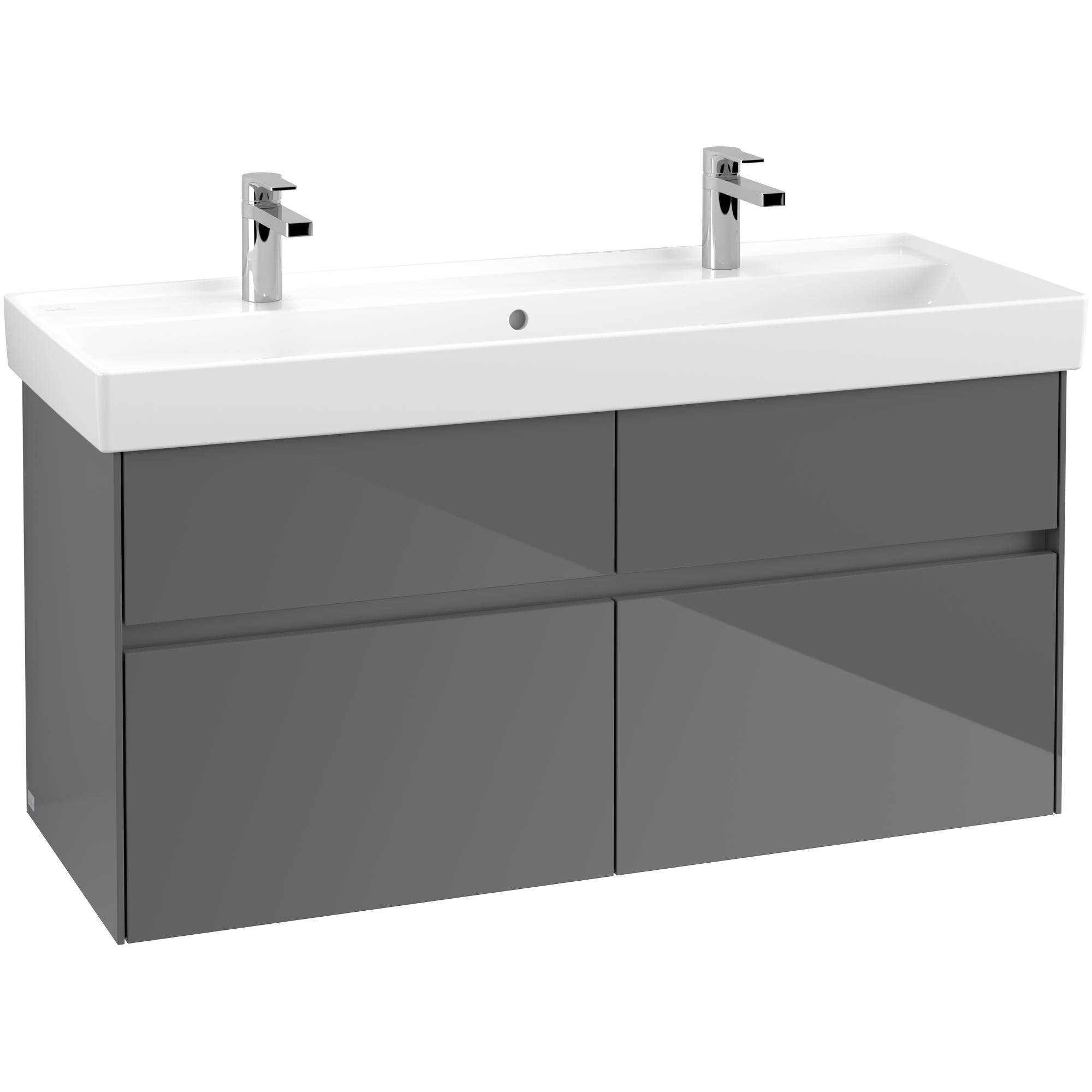 Tvättställsskåp Villeroy & Boch Collaro 115 cm med 4 Lådor för Inbyggt Skåpstvättställ | badrum - badrumsmobler - tvattstallsskap-och-kommod | KakelKungen
