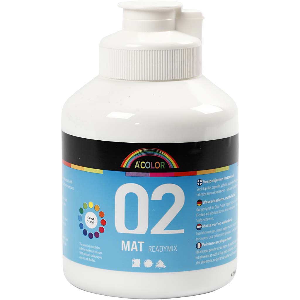 Akrylmaling Creativ Company Readymix A-color Nr 02 Matt 500 ml