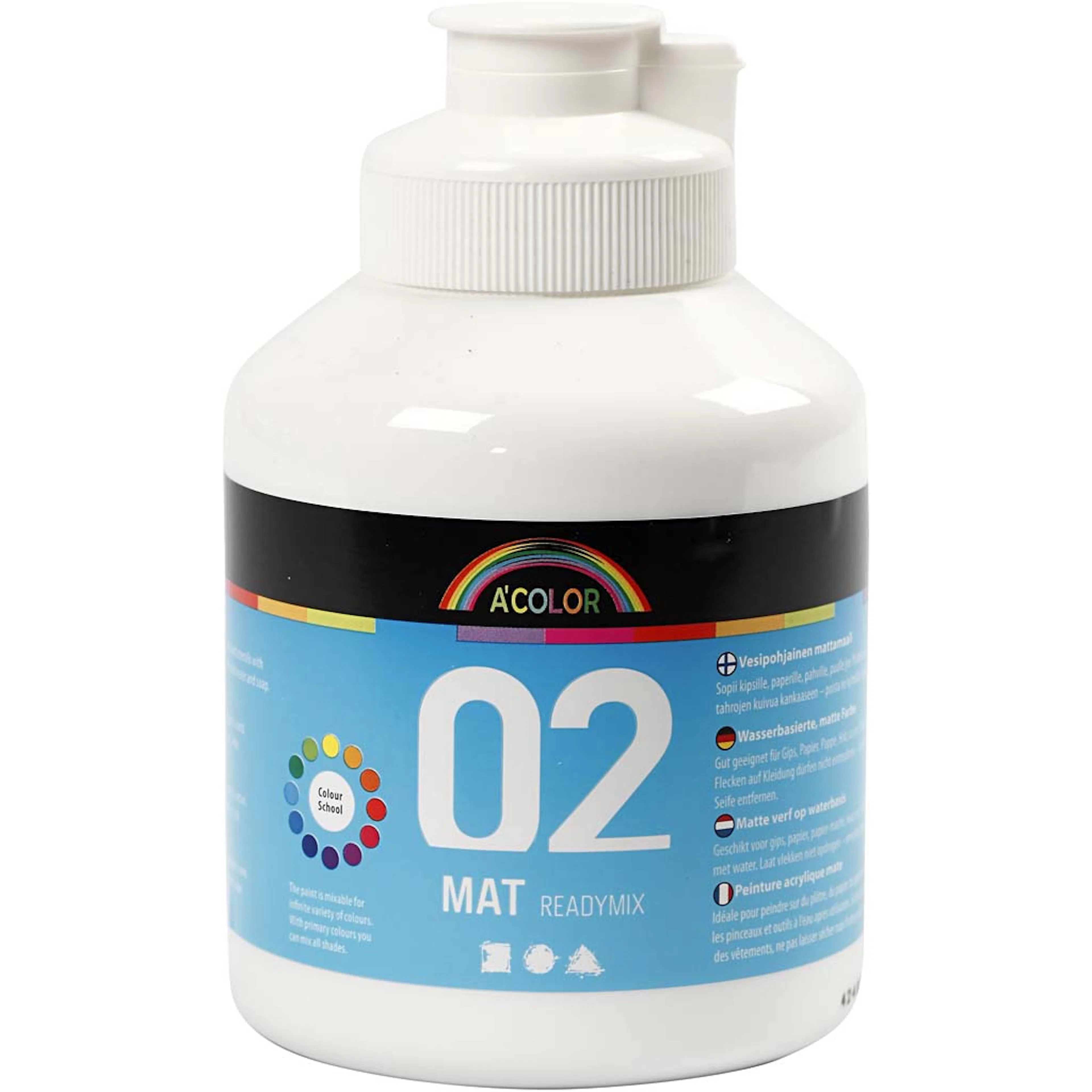 Akrylmaling Creativ Company Readymix A-color Nr 02 Matt 500 ml