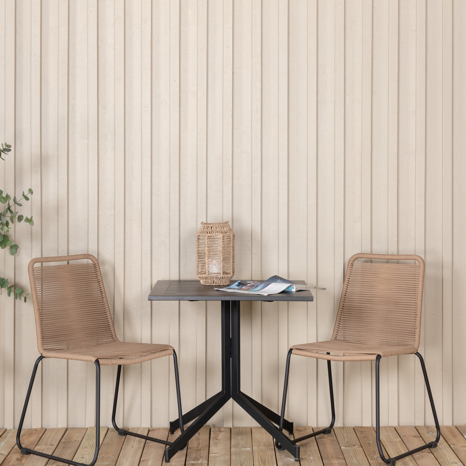 Cafésett Venture Home Wille med 2 Lumi Spisestoler