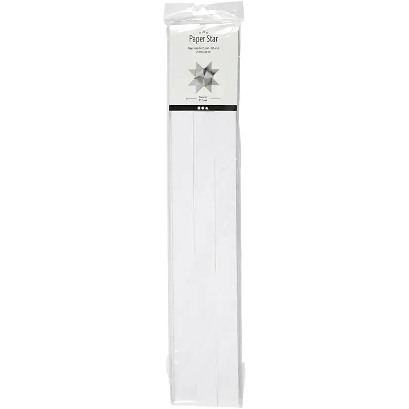 Stjernestrimler Creativ Company LxDxB 73x11,5x2,5 cm 100 Strimler/1 Pk