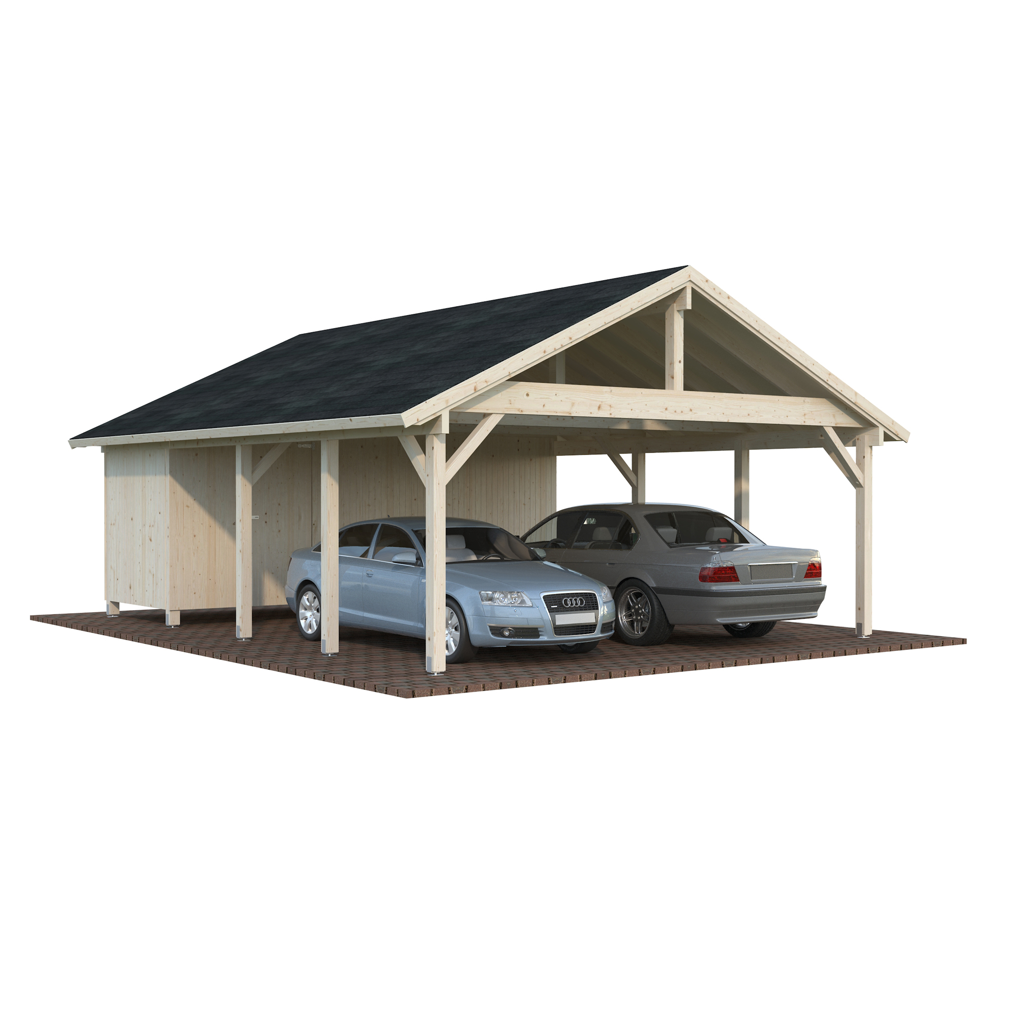 Carport Palmako Robert 40,6 m2 med Bod