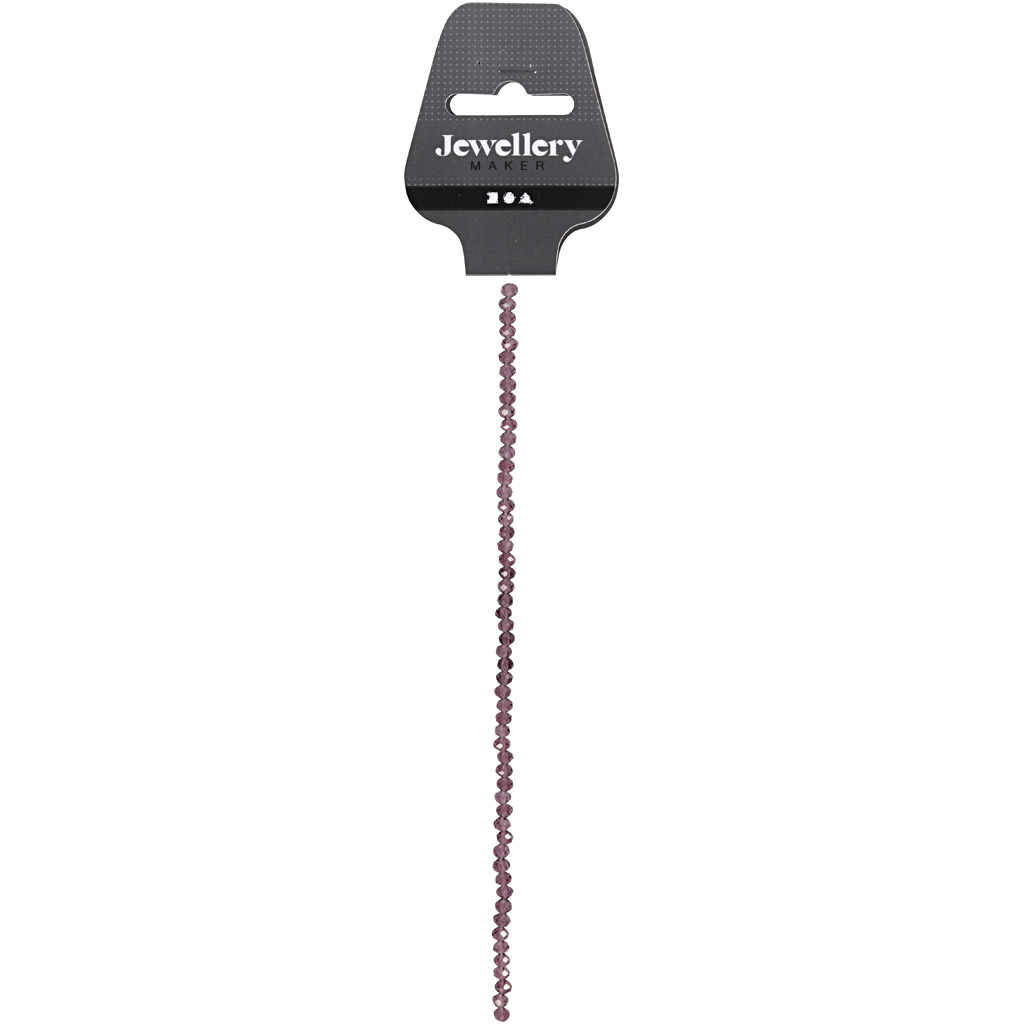 Facettperler Creativ Company Hull Str 1 mm 45 stk/1 Pk