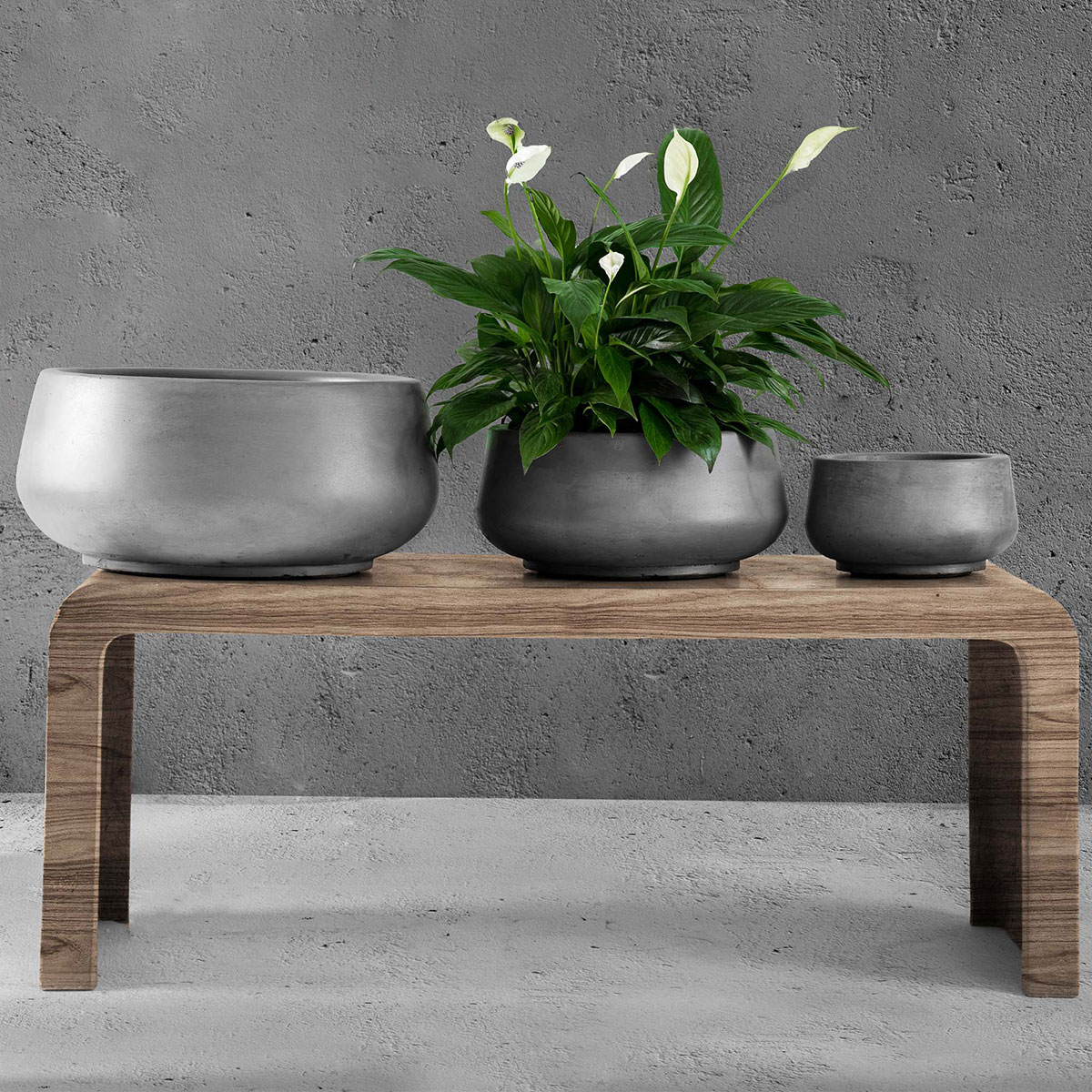 Krukke Lyfco 3-pk Lysgrå