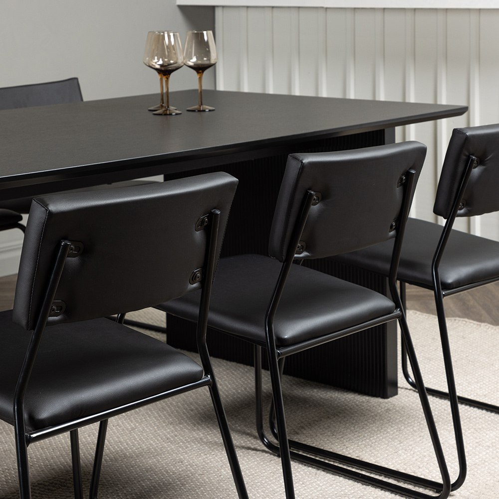 Spisegruppe Venture Home Vail med 6 Kenth Stoler