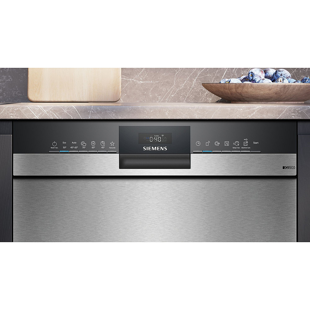 Integrert Oppvaskmaskin Siemens iQ500 SN45ZS08CE Rustfri med Smart Oppkobling