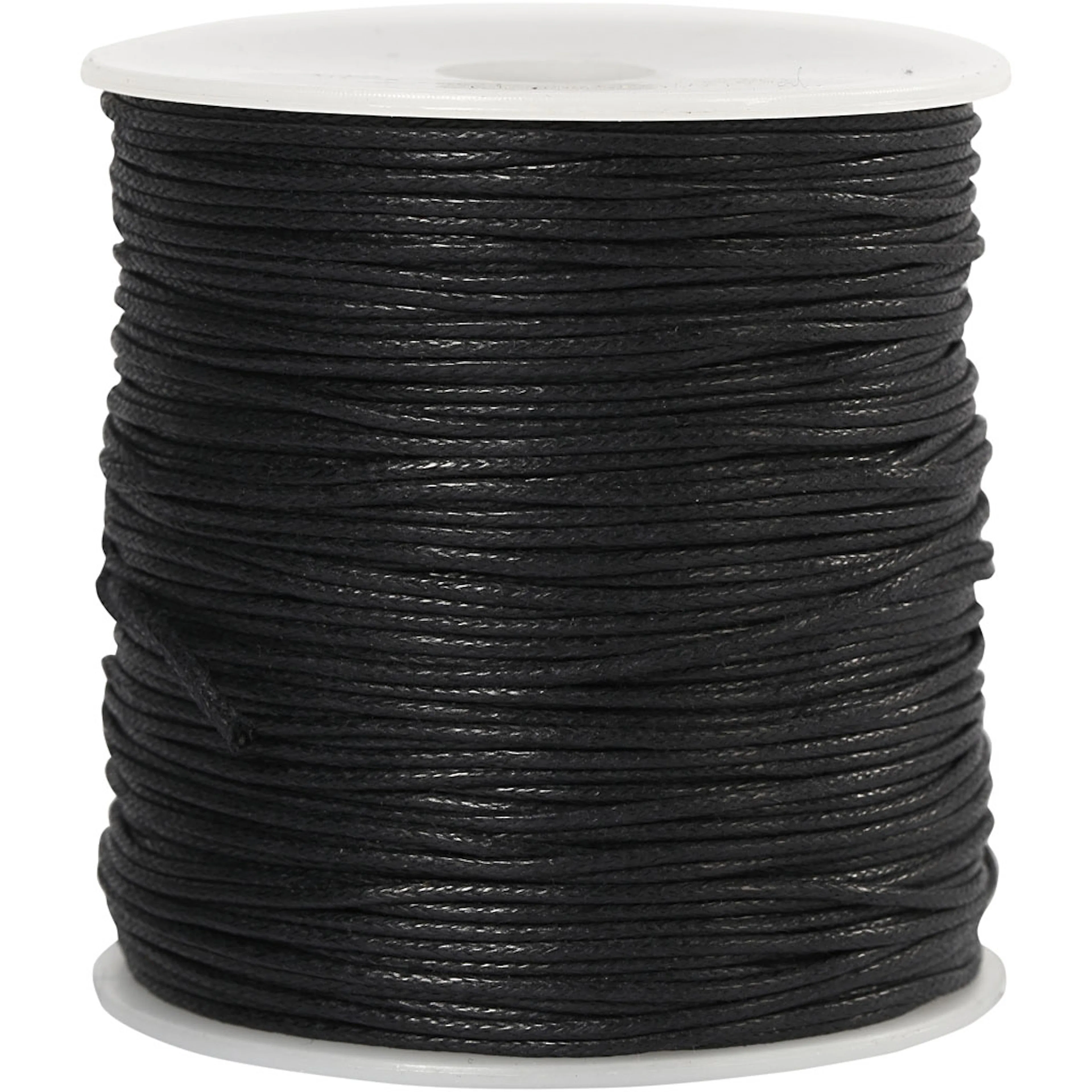 Bomullssnor Creativ Company Tykkelse 1 mm Svart 100 m/1 Pk