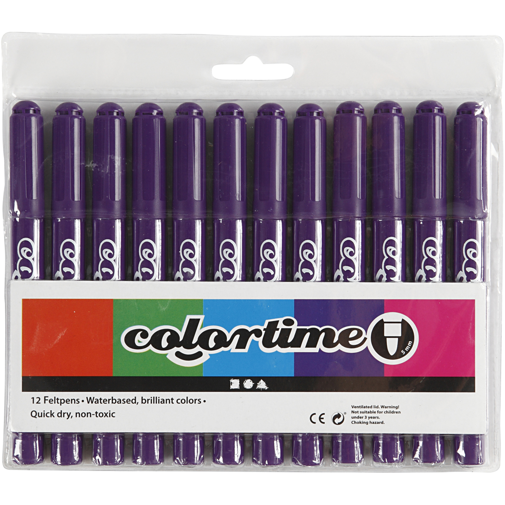 Tusjpenner Creativ Company Colortime Strek 5 mm 1 Pk