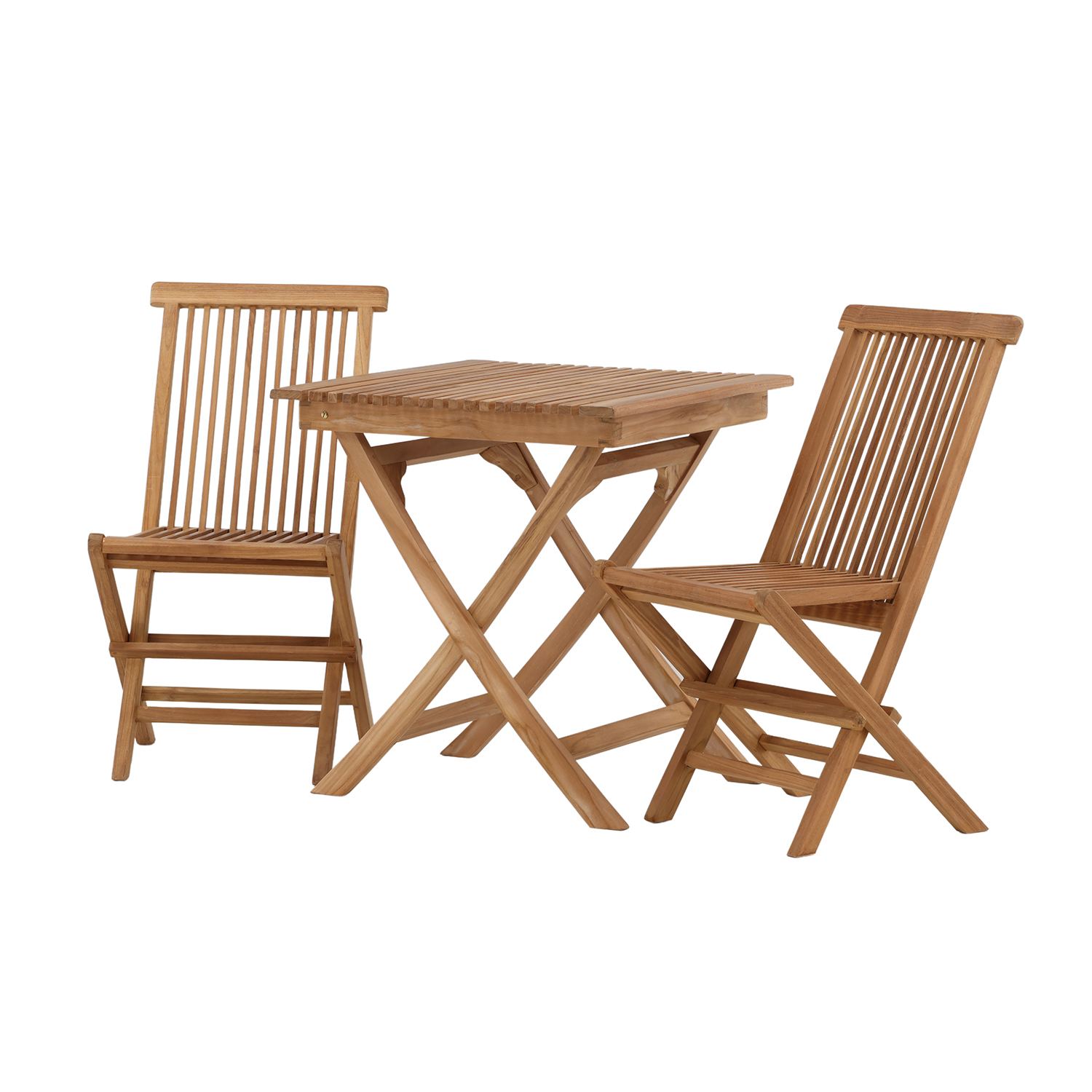 Cafégruppe Venture Home Ghana 70x70 med 2 Kenya Sammenleggbare Stoler