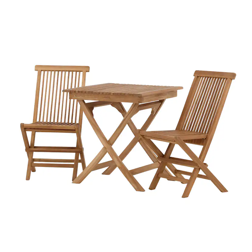 Cafégruppe Venture Home Ghana 70x70 med 2 Kenya Sammenleggbare Stoler