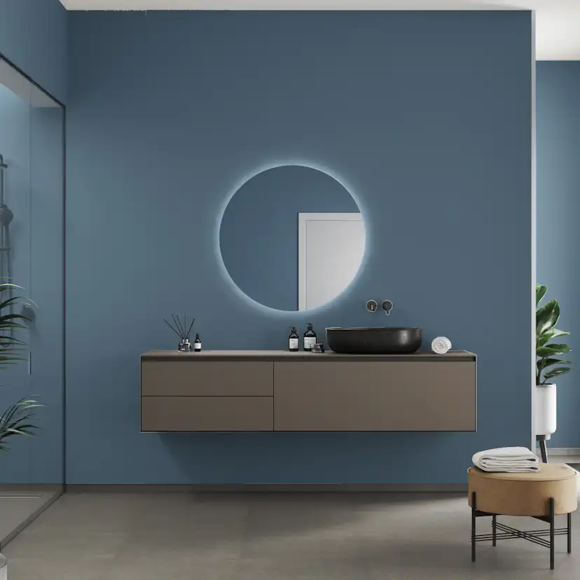 Baderomspanel Fibo 6274-00 Dusty Blue
