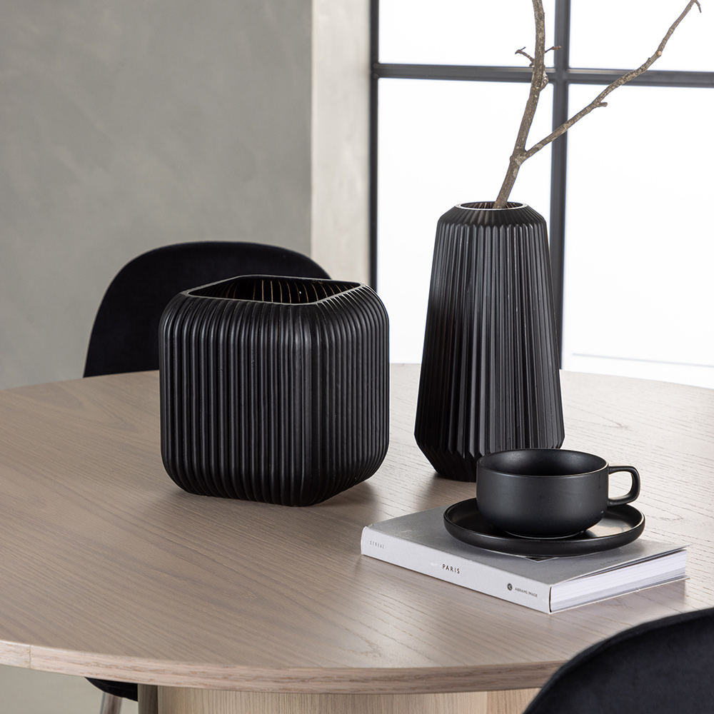 Spisegruppe Venture Home Olivia Ø110 cm med 4 stk Polar Stoler