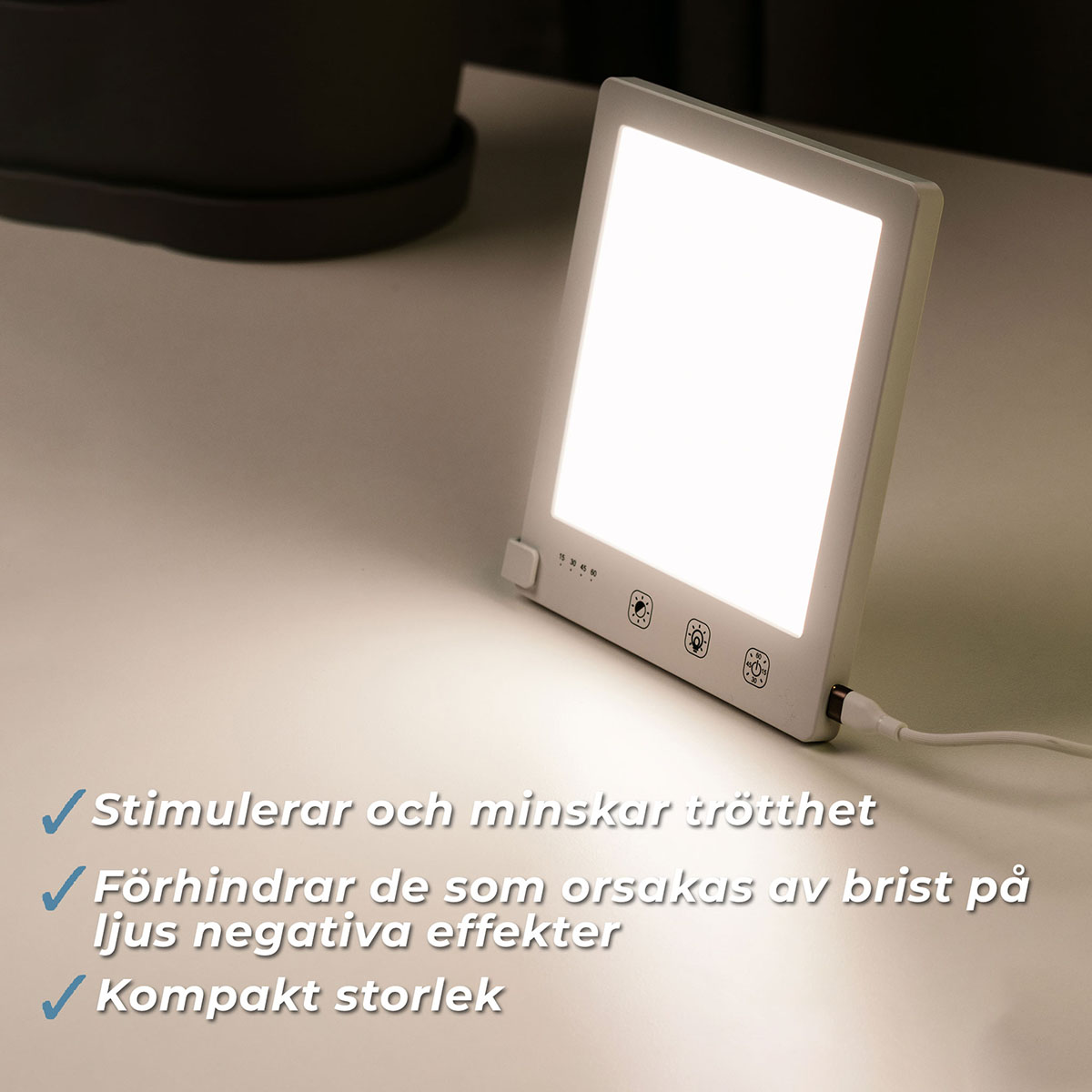 Lysterapilampe Lykke Pro 1000