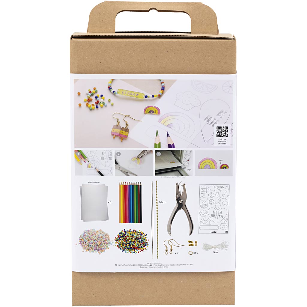 Smykker Creativ Company DIY Mix Krympeplastark