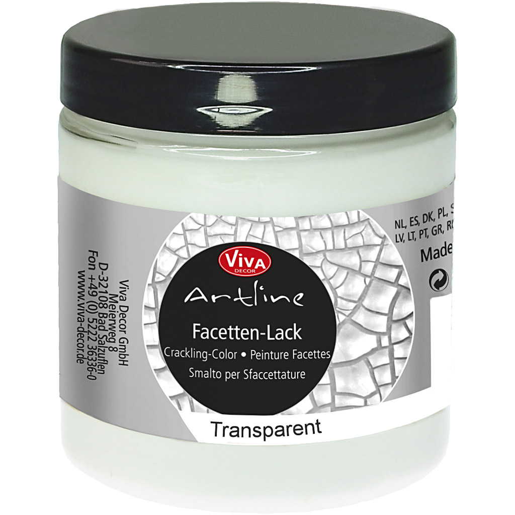Fasettlakk Creativ Company Transparent 250 ml/1 Pk