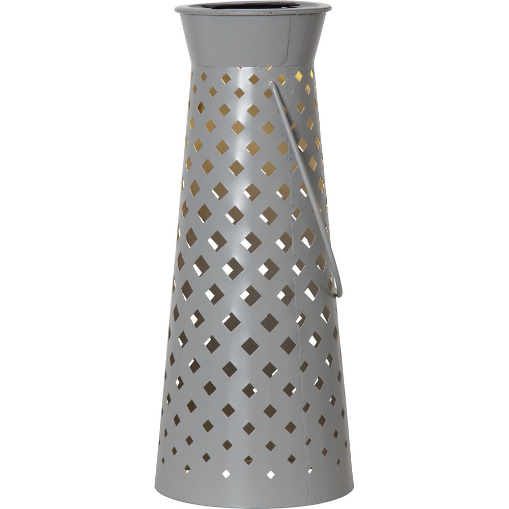 Solcelledekorasjon Star Trading Romby Grå