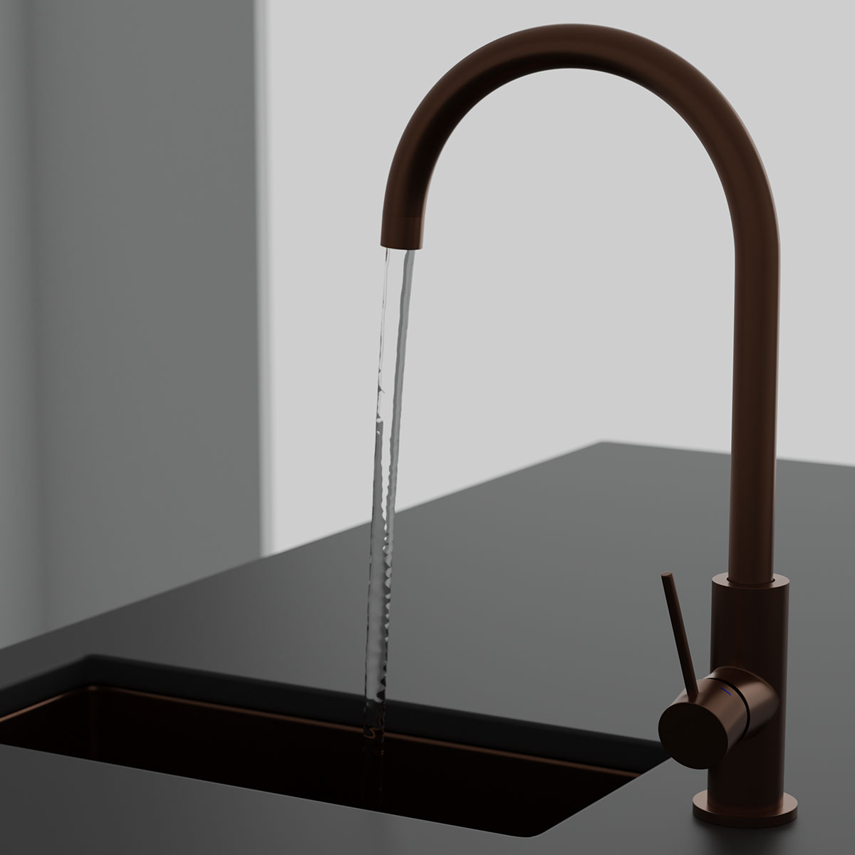Köksblandare Scandtap Steel Equip Amber D Amber Med Oppvaskmaskinavstenging