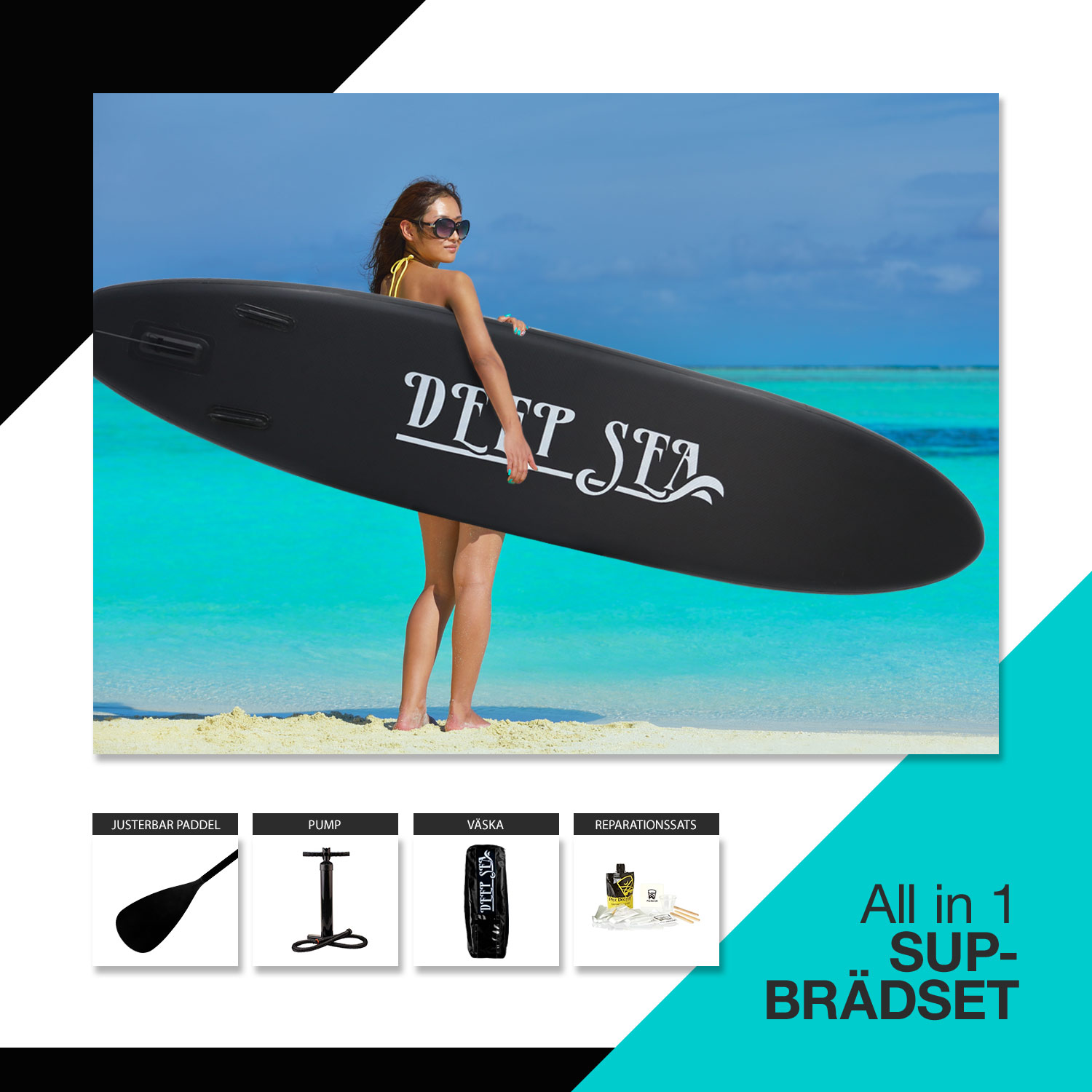 SUP-Brettsett Deep Sea SUP-Board PRO
