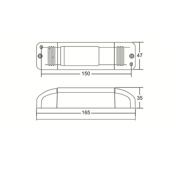 LED-Omformer Hide-a-lite Jolly MD Hvit