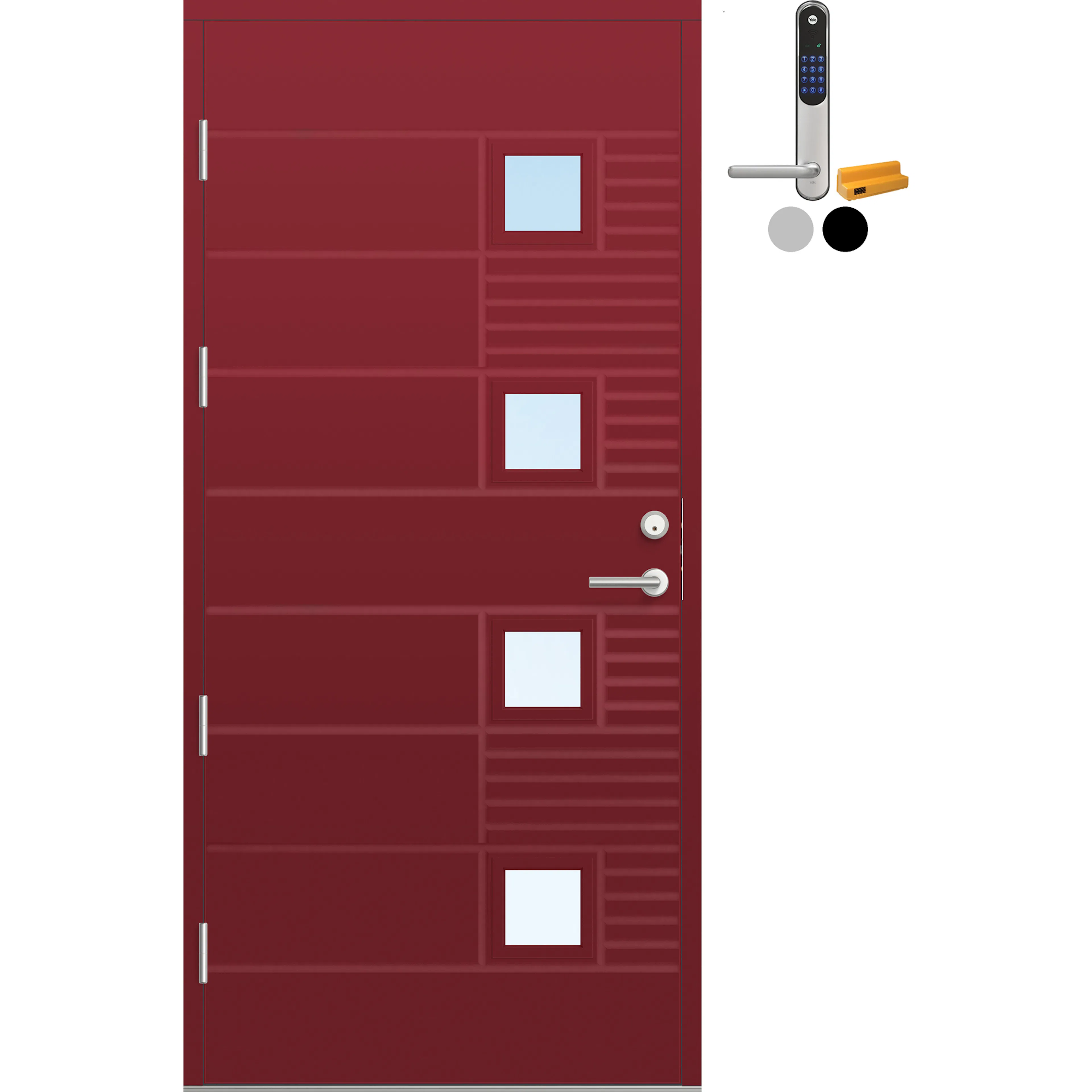 NCS S-4050-R, Mørk Rød