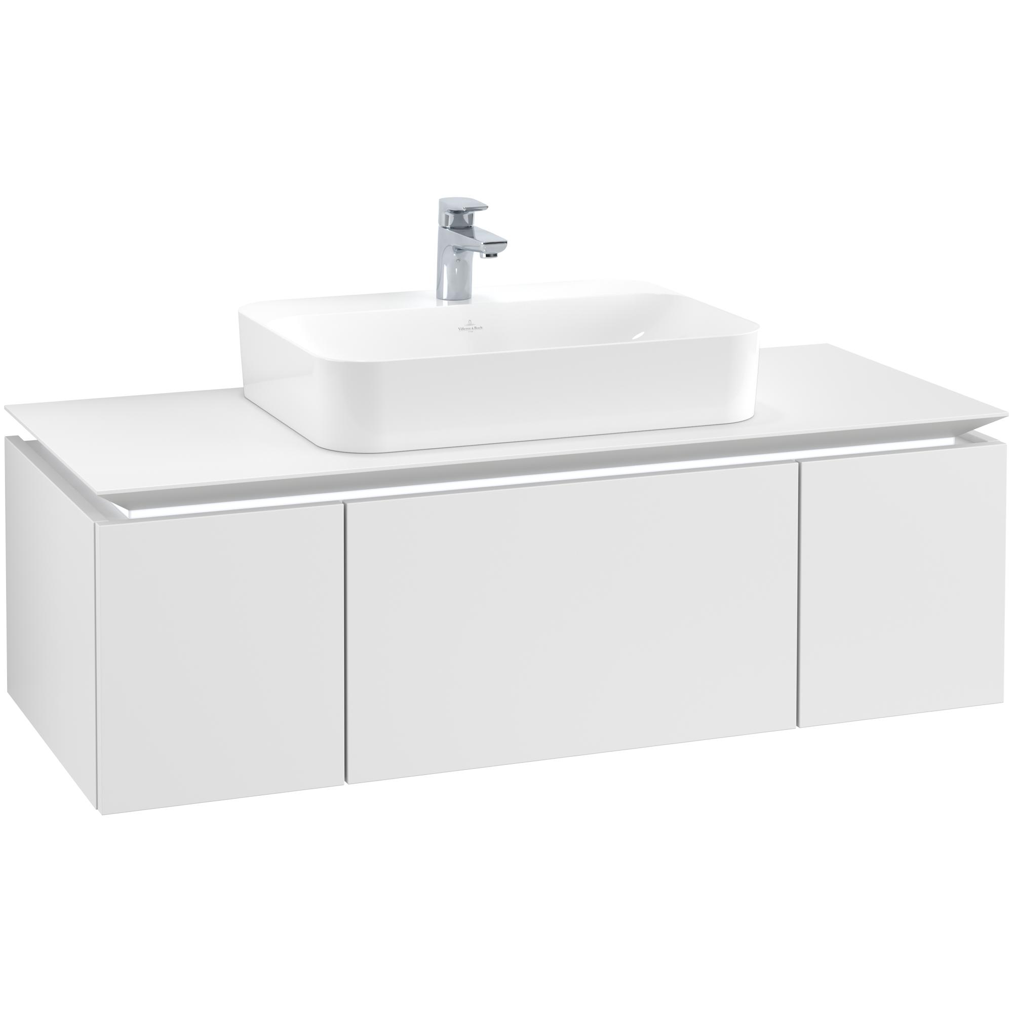 Tvättställsskåp Villeroy & Boch Legato Kompakt med 3 Lådor för Ytmonterat Tvättställ från Finion & Memento