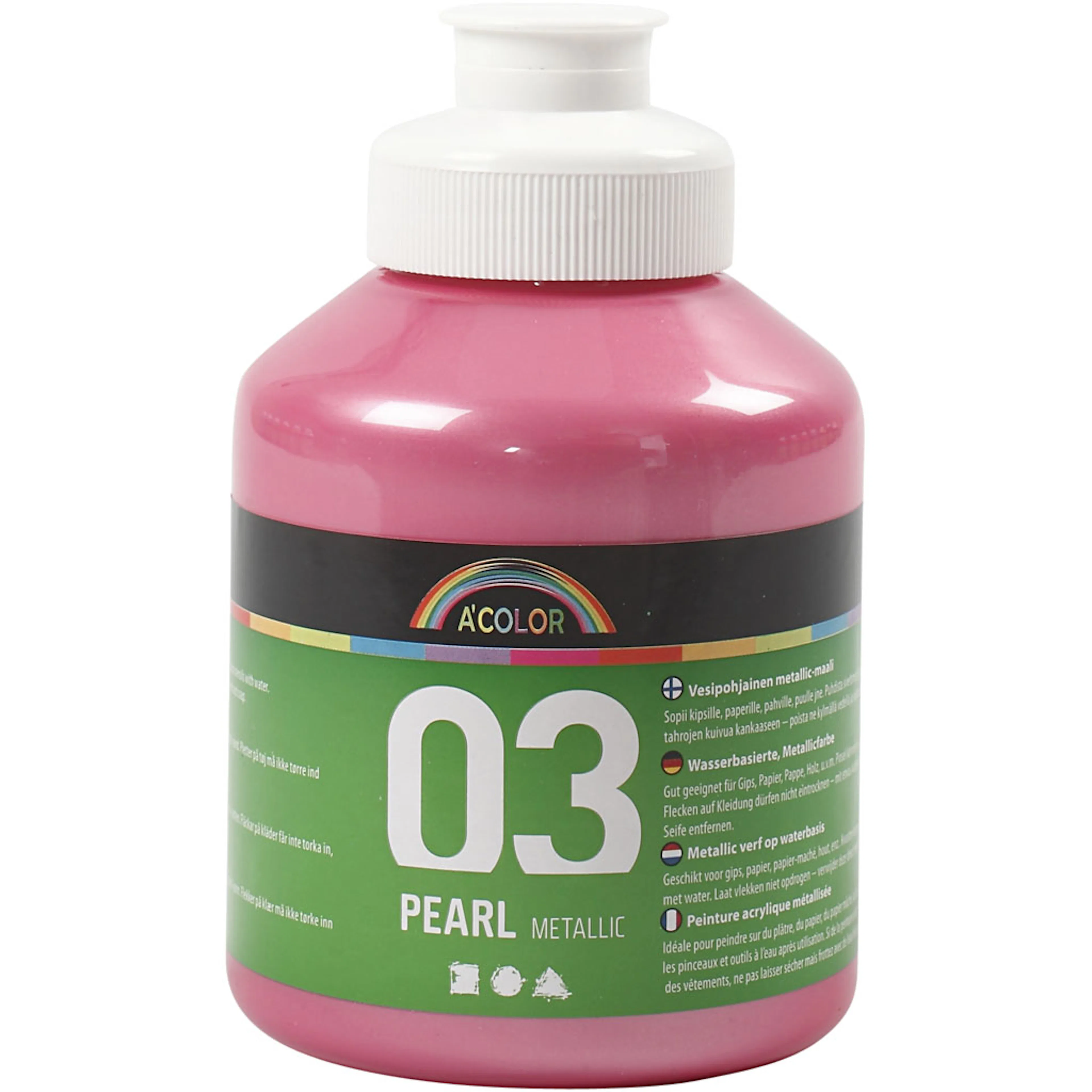 Akrylmaling Creativ Company A-color Nr 03 Metallic 500 ml