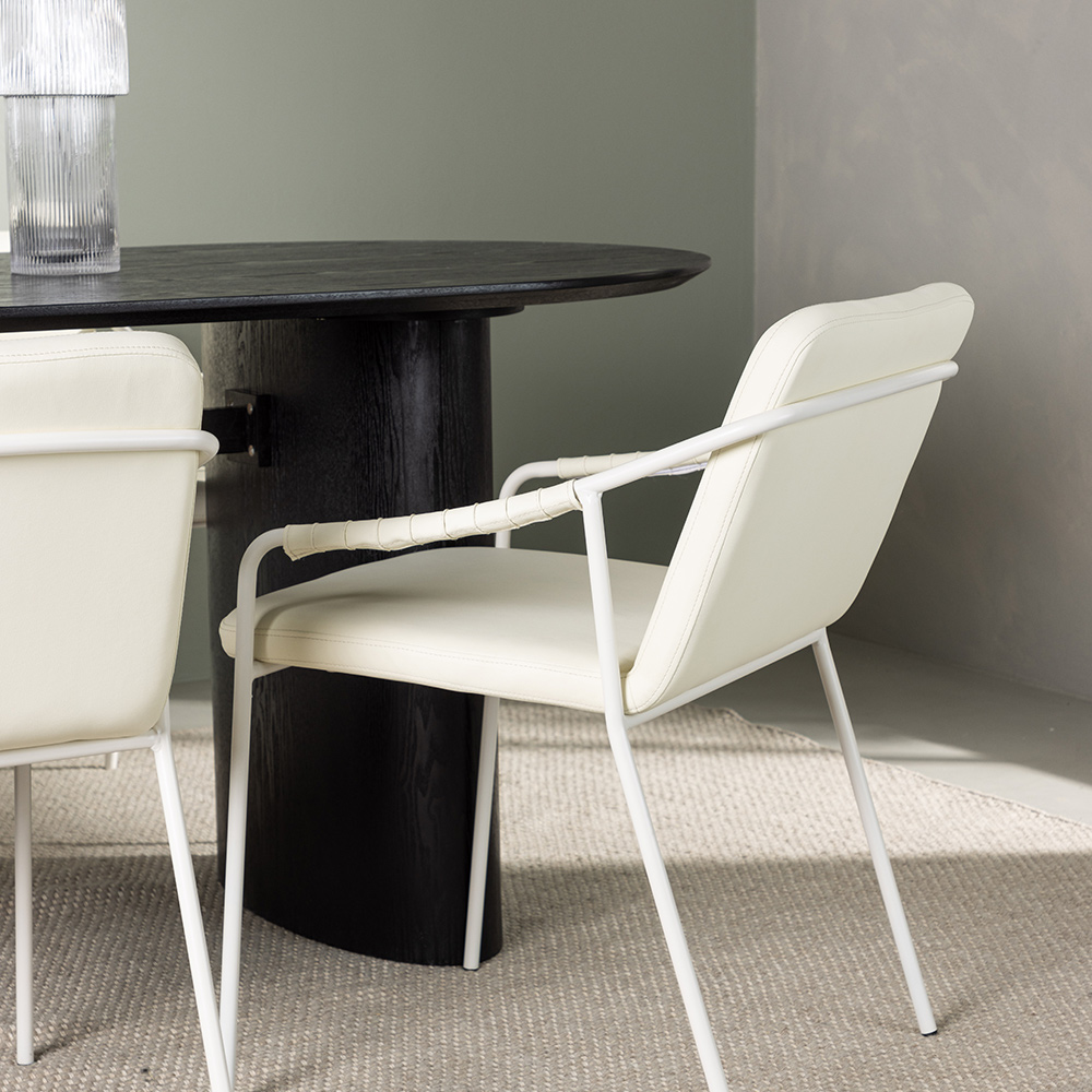 Spisegruppe Venture Home Isolde med 4 stk Tvist Stoler