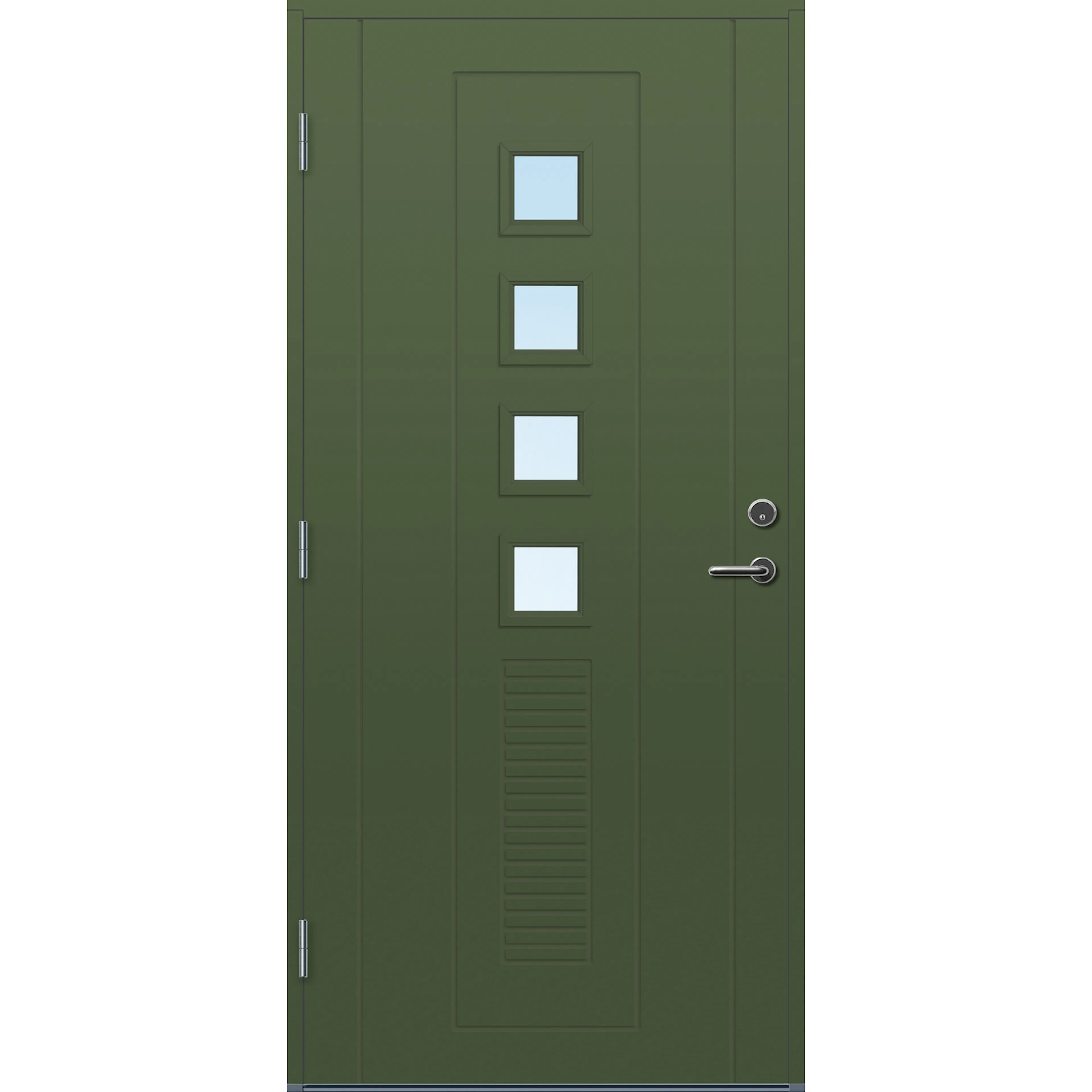 DØR YD ÅLESUND 11X21V GRØNN BxH: 110x210 cm, Venstre, NCS S-6020-G30Y, Grønn