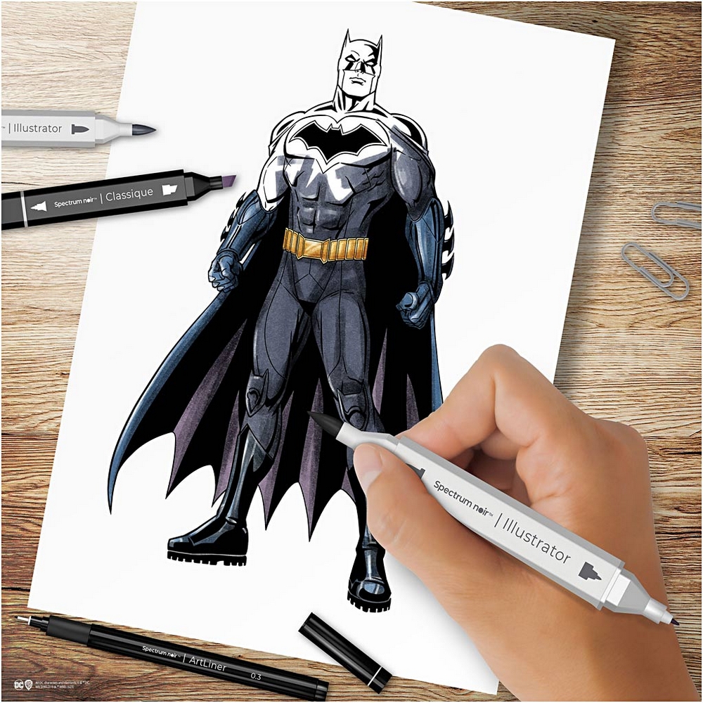 Hobbysett Creativ Company DIY Kit Illustrasjon Batman Heroes og Villains