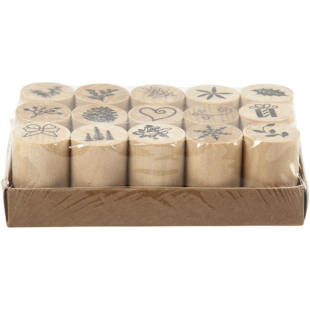 Stempelsett Creativ Company Deco Art Jul 15-Pk