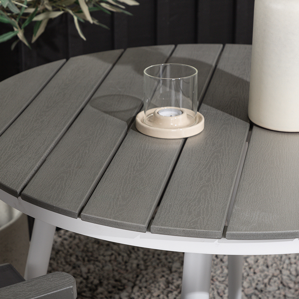 Cafégruppe Venture Home Break Ø90 cm med 2 Albany Stoler