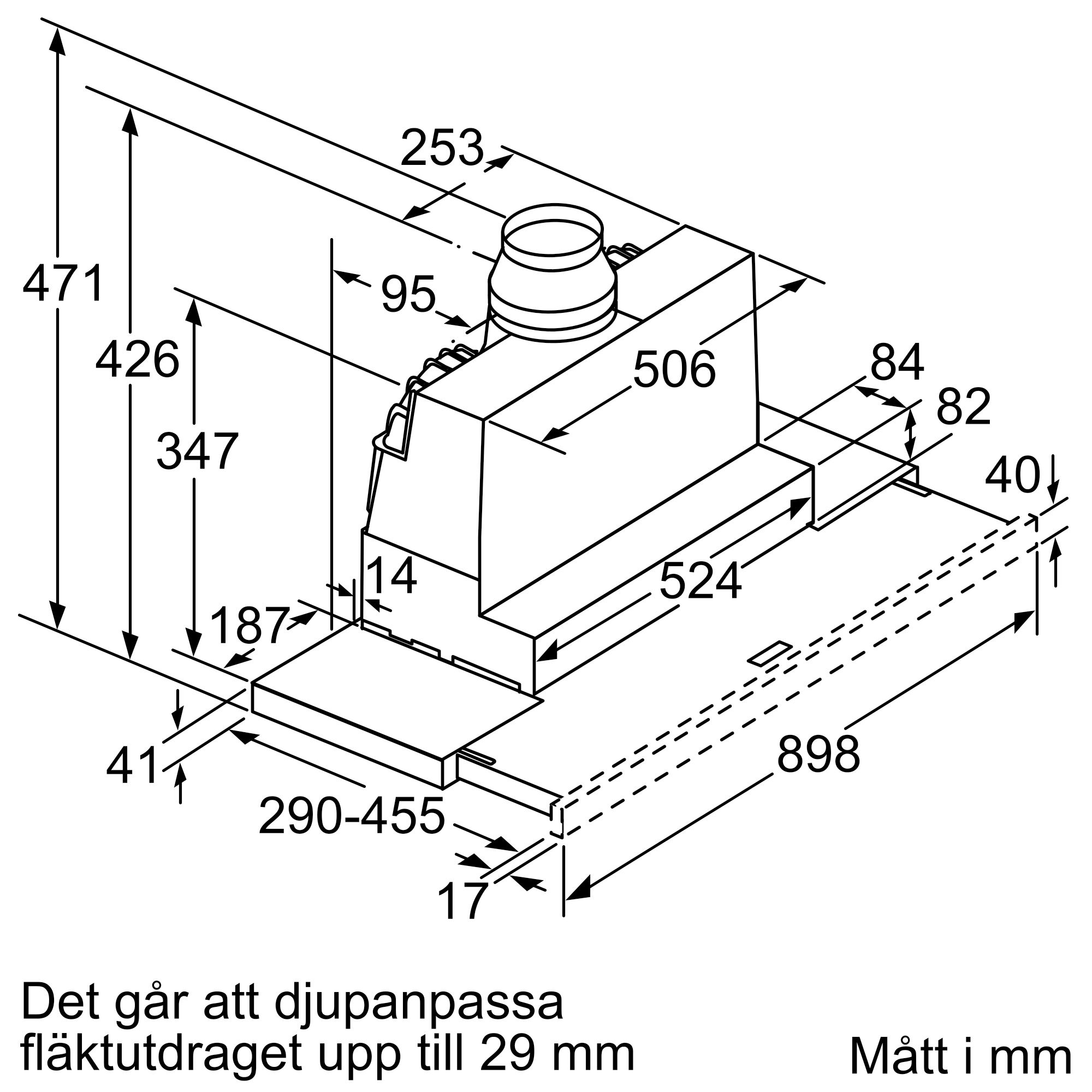 Kjøkkenvifte Bosch DFS097A51