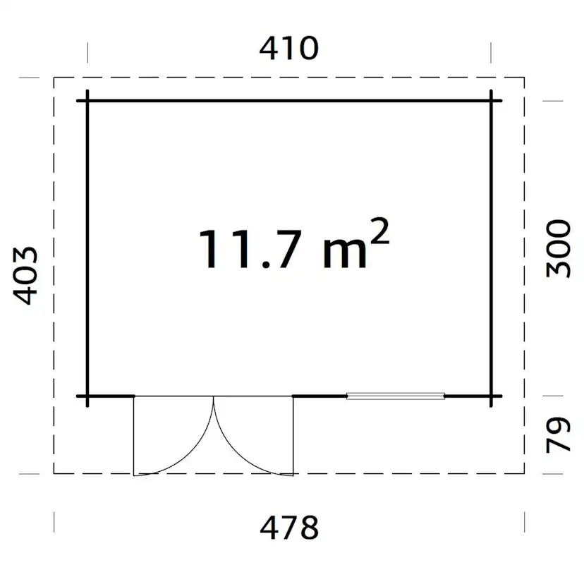 Anneks Palmako Heidi 11,7 m2