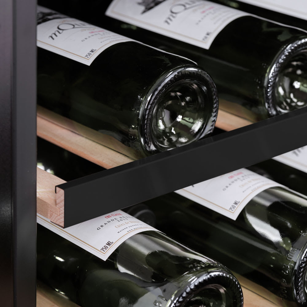 Hyllefront til WineCave 40 Antrasitt Black