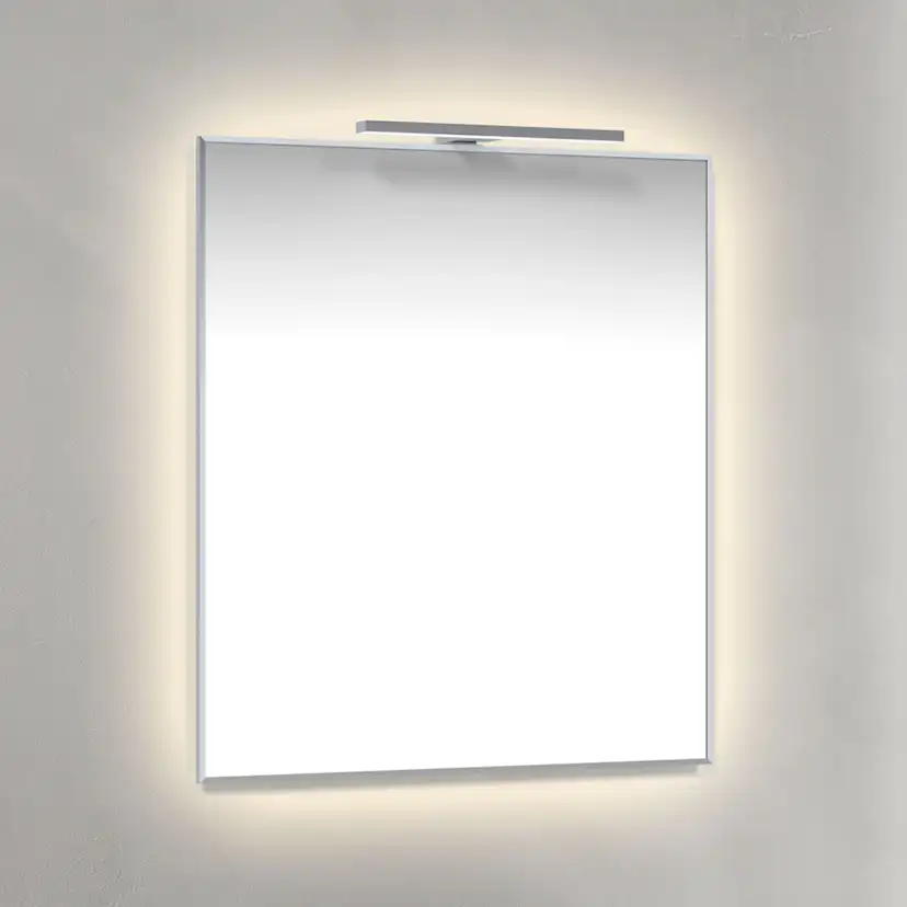 Speil Macro Design Crown Ambilight T-belysning med Ramme