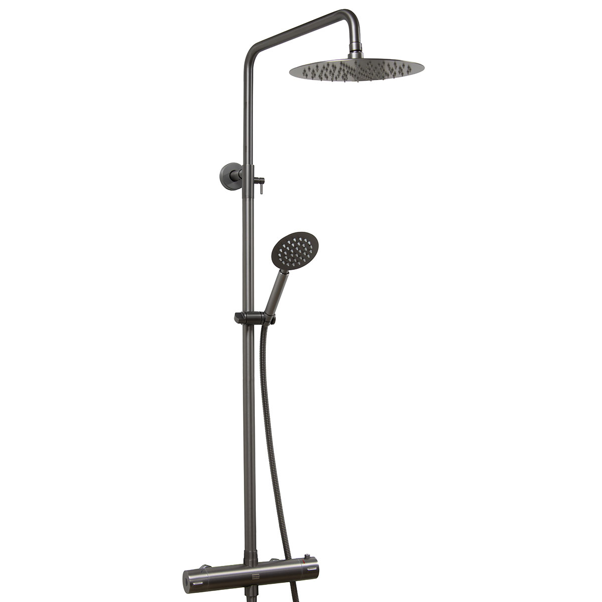 Takduschset Strand Stainless Titan | badrum - duscharmatur - takdusch | KakelKungen