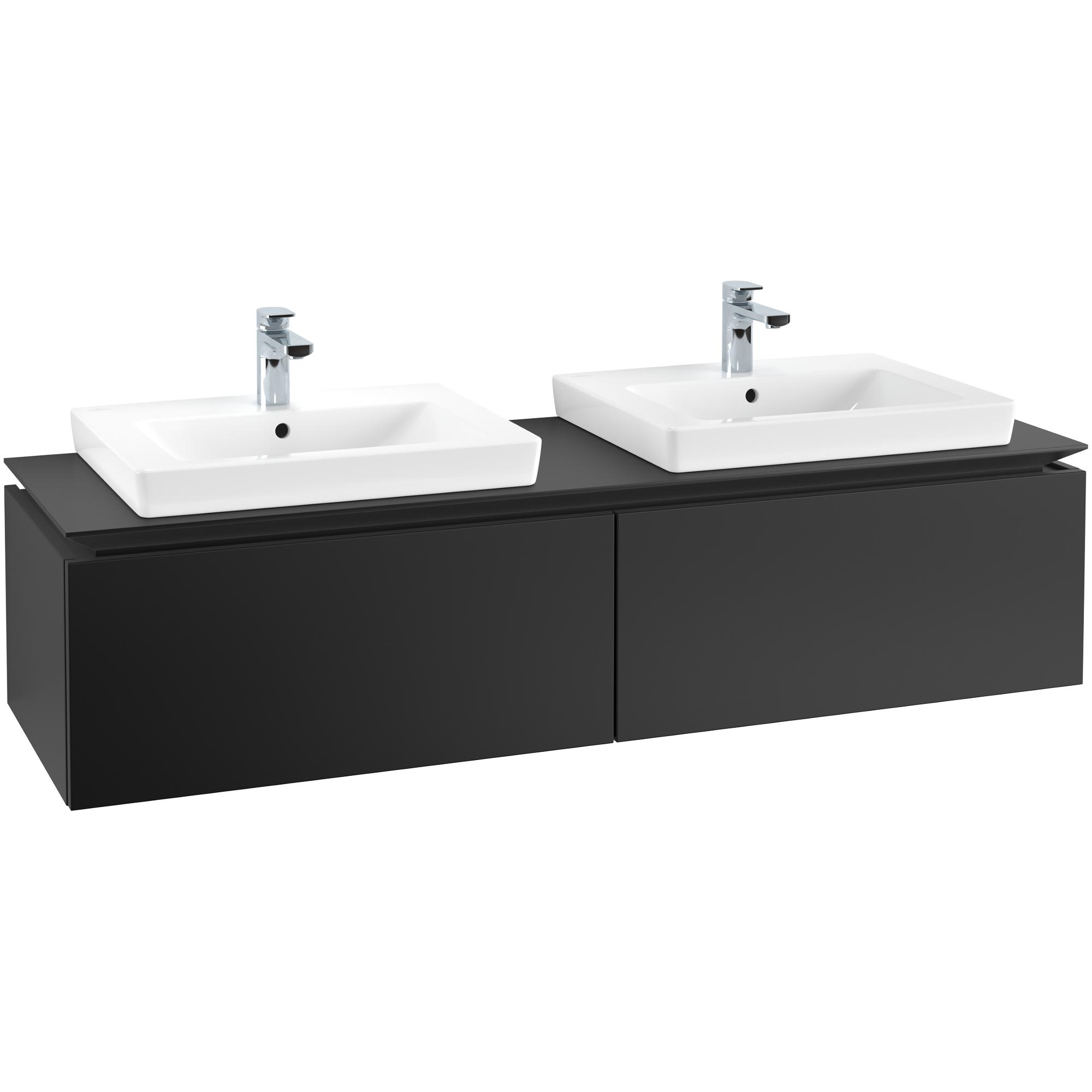 Tvättställsskåp Villeroy & Boch Legato Kompakt 1600 med 2 Lådor för Två Tvättställ från Finion & Subway