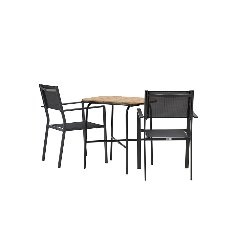 Cafégruppe Venture Home Holmbeck Bord med 2 Copacabana Stoler