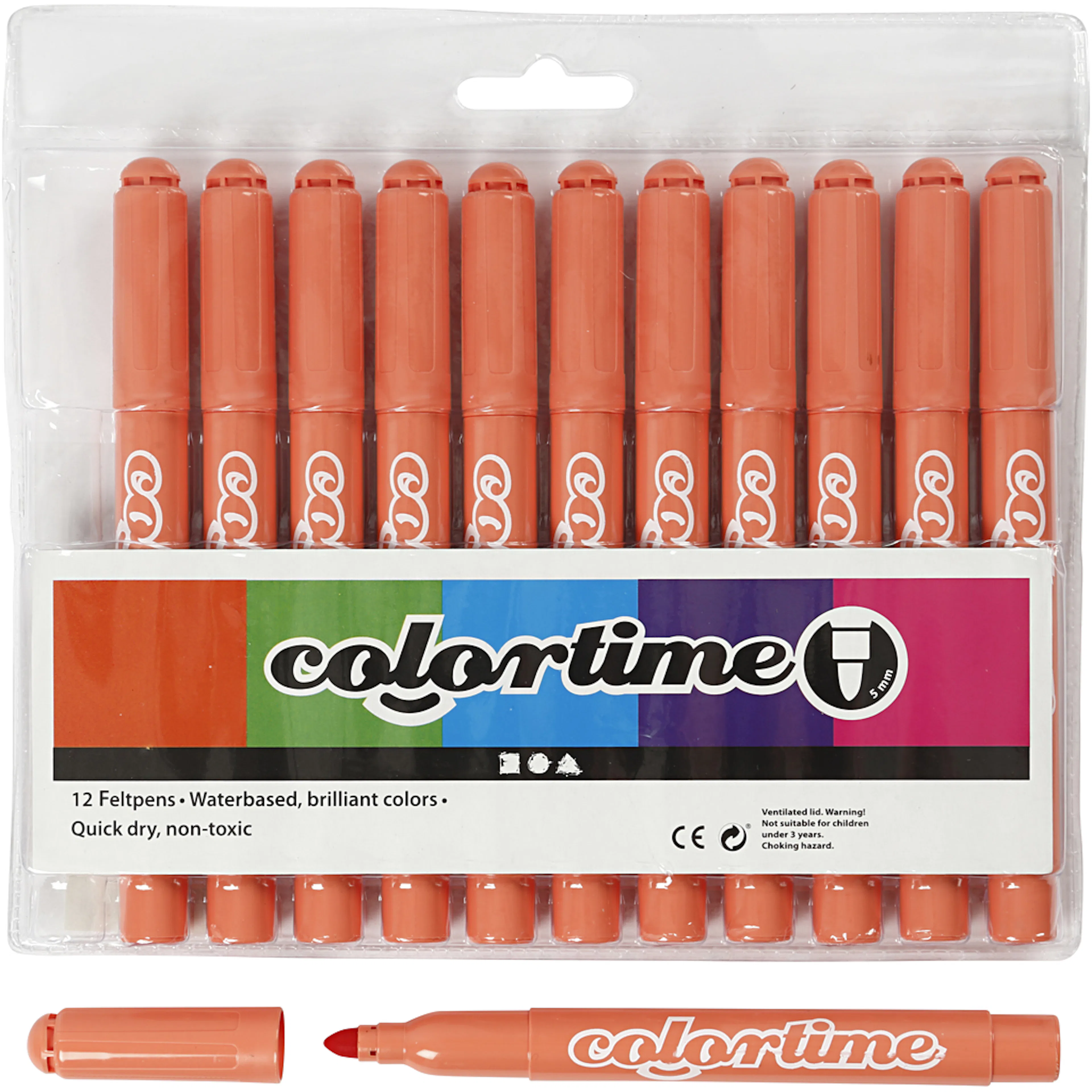 Tusjpenner Creativ Company Colortime Strek 5 mm 1 Pk