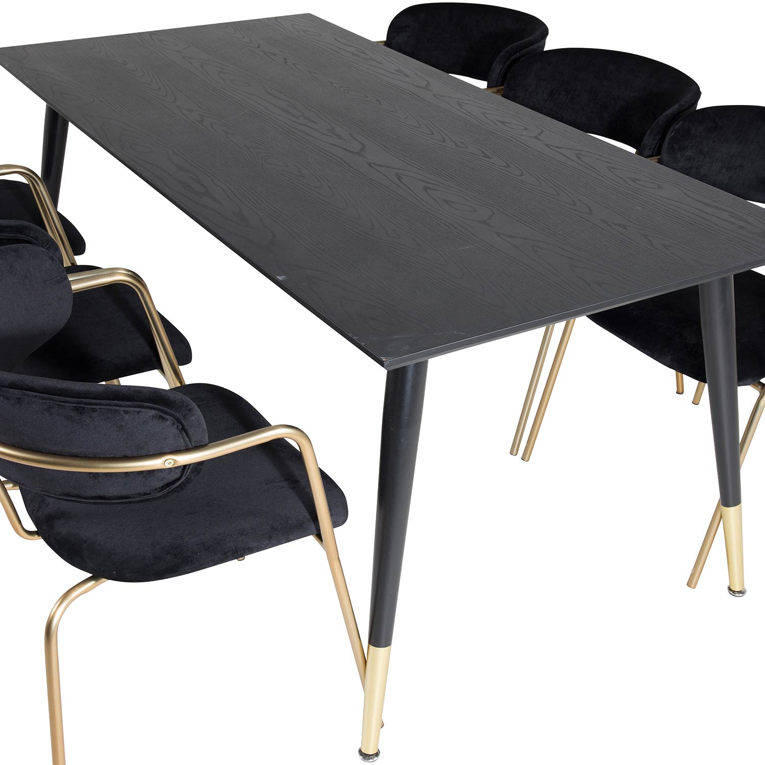 Spisegruppe Venture Home Dipp med 6 Arrow Stoler